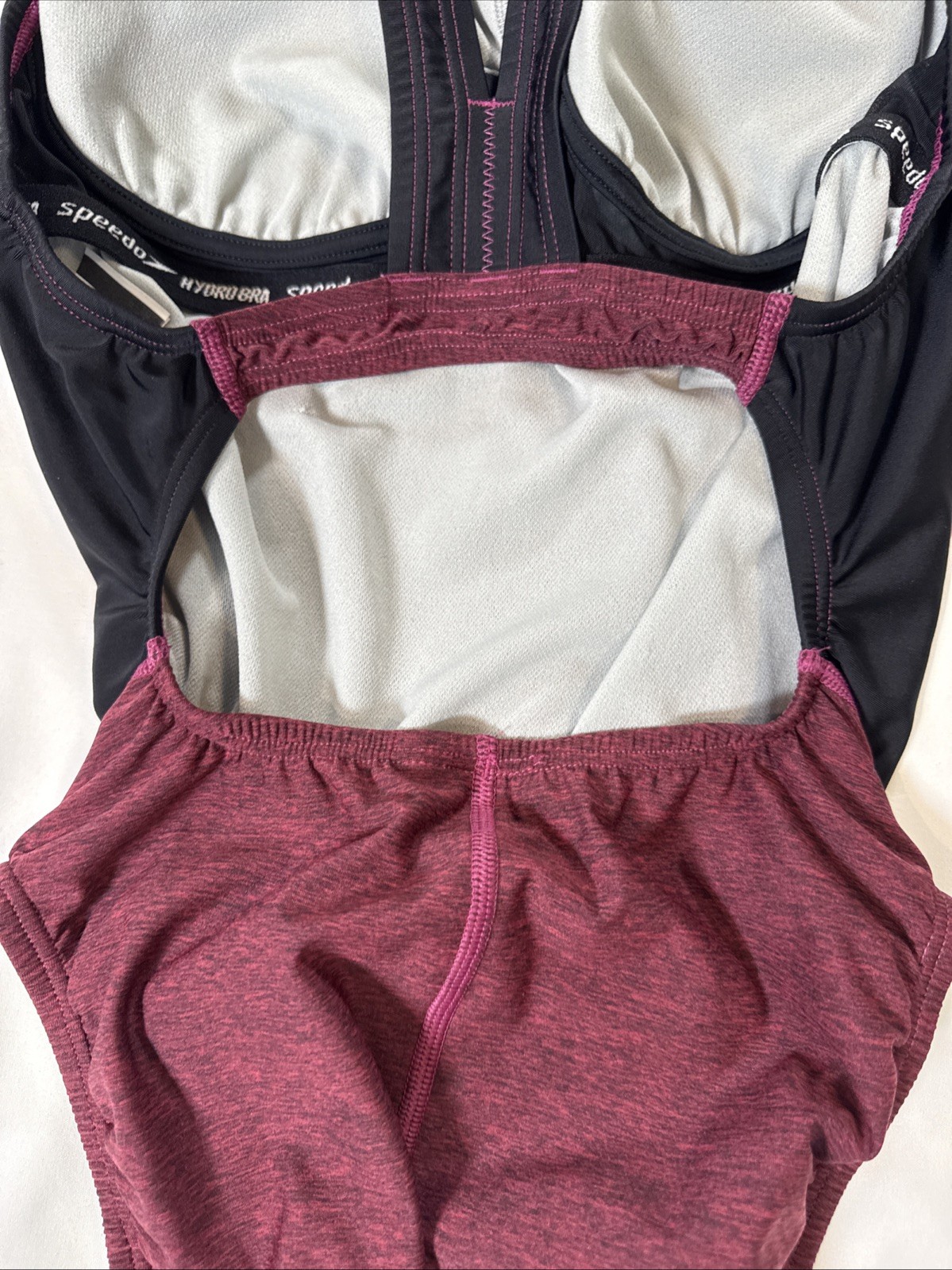 Speedo Women’s Launch Splice Endurance+ Cross Back Competition Swimsuit Size 6