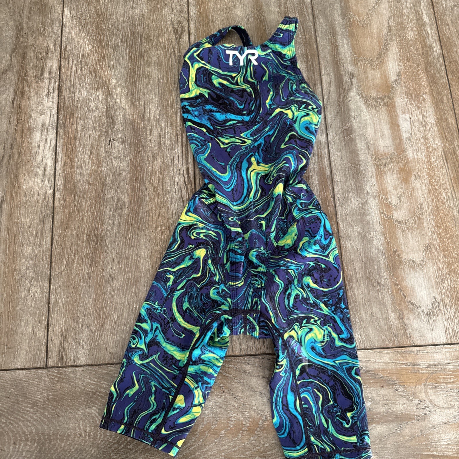 Tyr Thresher 22 Blue-Green Girls tech suit