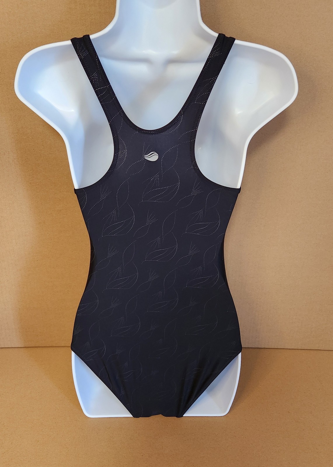 Aqua Wave Seaweed Womens Tank Black Swimsuit Sz S