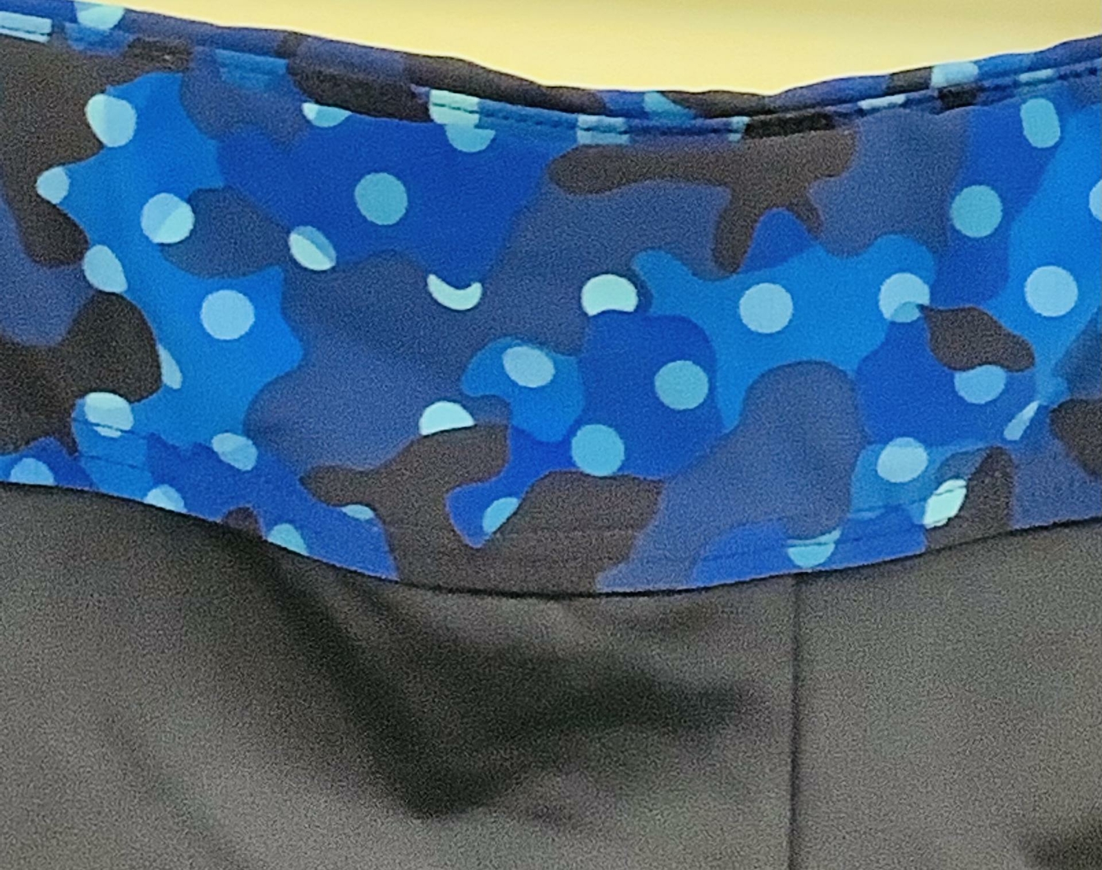 TYR Women’s Cadet Della Boyshort Lightweight Swim Bottom ~ Royal/ Navy w Dot Top