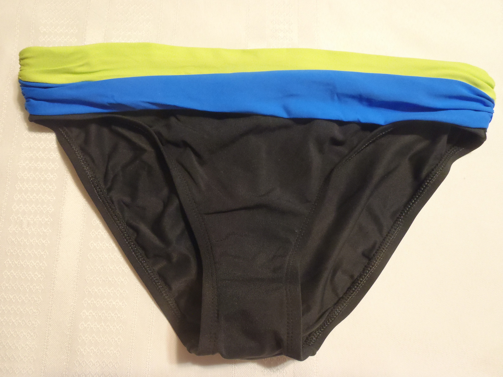 Pool Swim Size 4 6 or 10 Black Blue Green Swim Panty Swimsuit Bottom NWT