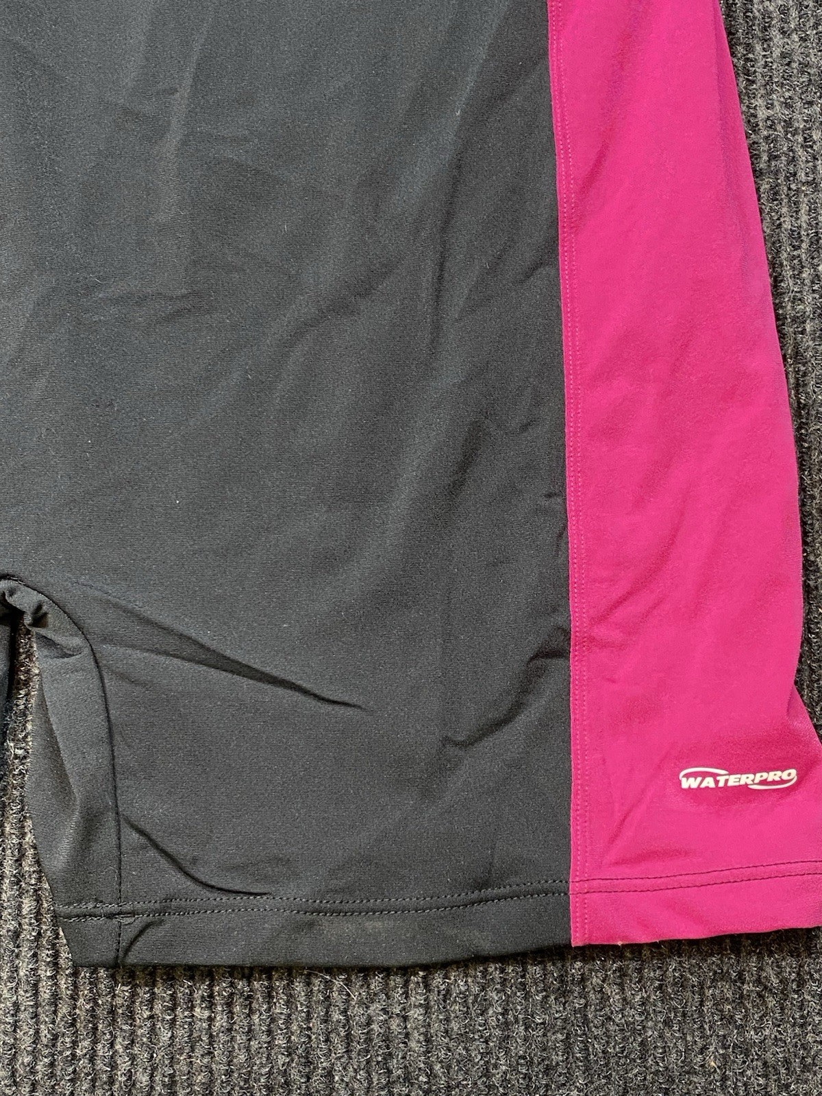 WATERPRO Splice Unitard Poly/PBT Competitive Swimwear Black/Pink Size 24