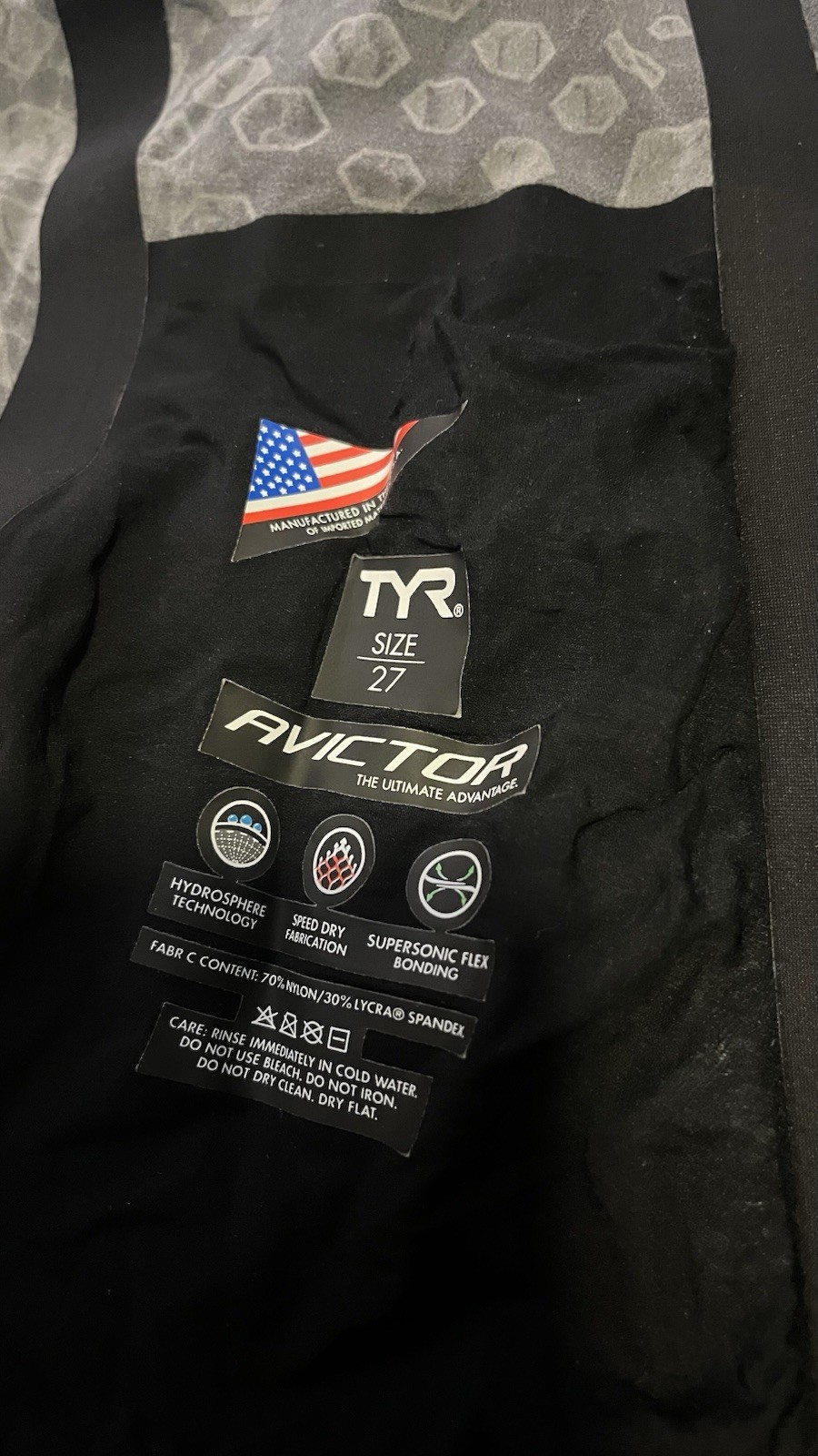TYR Avictor Tech Suit Competitive Swimwear Women Size 27