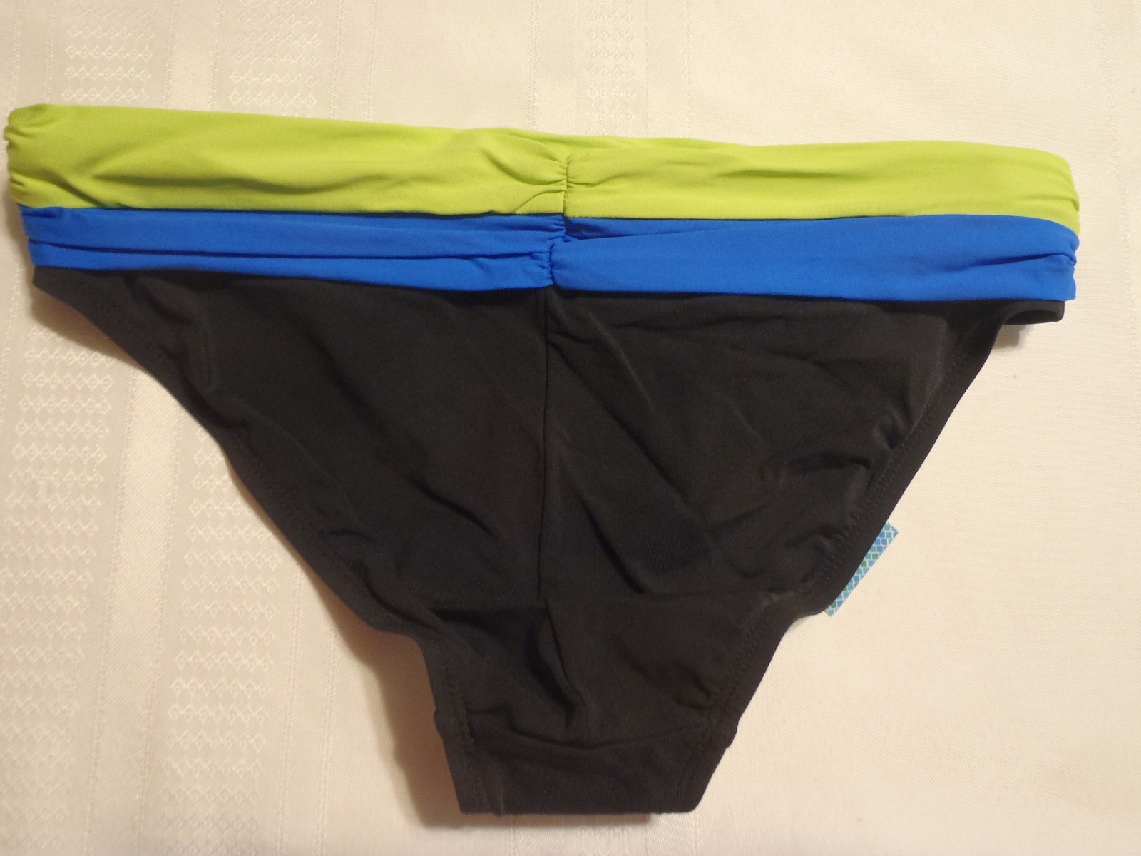 Pool Swim Size 4 6 or 10 Black Blue Green Swim Panty Swimsuit Bottom NWT