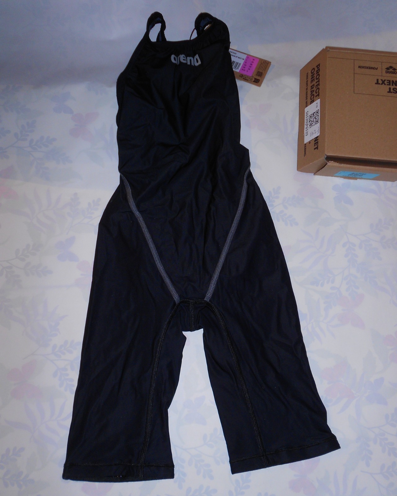 Arena ST NEXT OB Powerskin Race Suit Size US 24 Black 00587350 Women Girls NWT