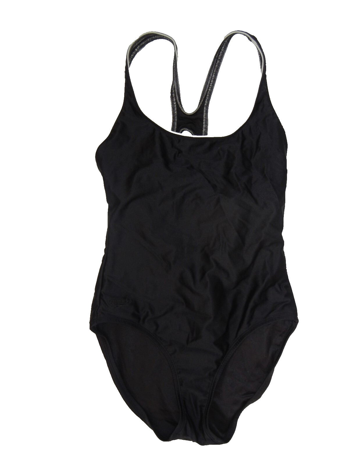 SPEEDO Black Nylon/Spandex ONE-PIECE SWIM-SUIT Racing Beach Pool Spa Women’s 6