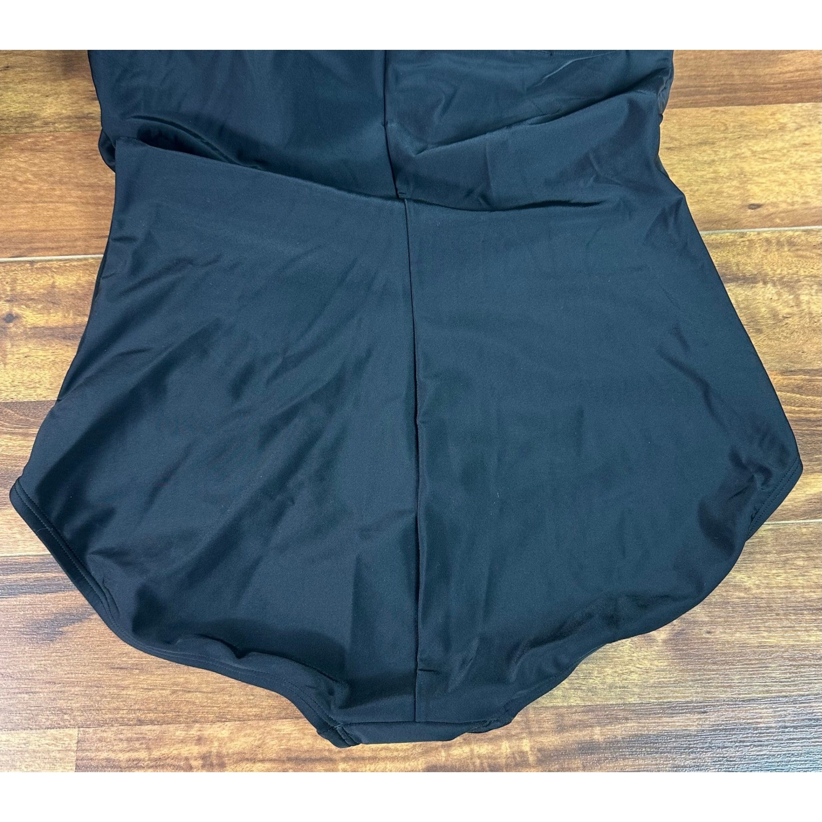 Speedo Women’s Style # 7722256 Black Ruched 1 Pc Swimsuit sz XXL (16257) NEW