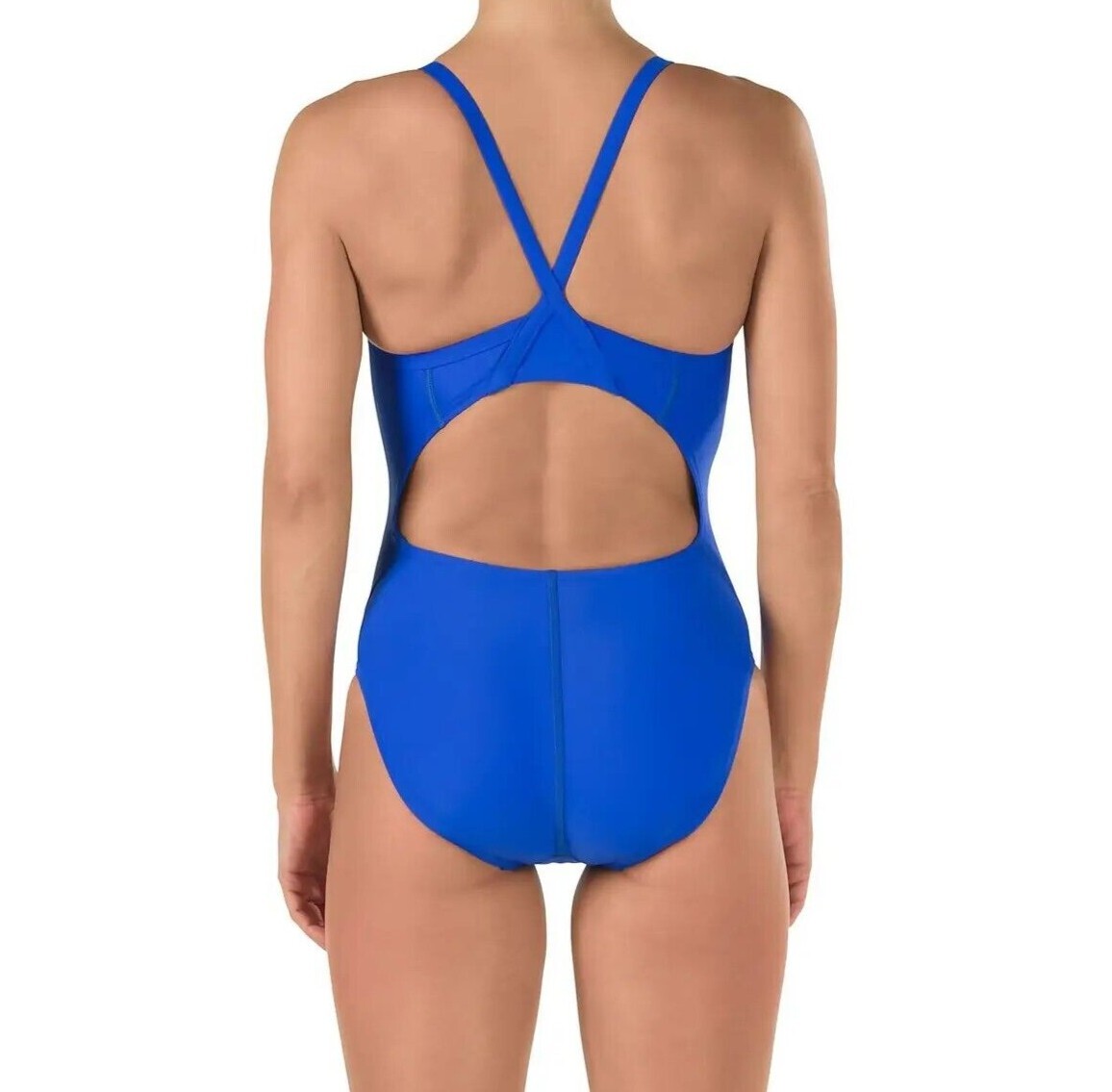 Speedo Women’s Core Solid Flyback Training Swimsuit Size 28 New Sapphire