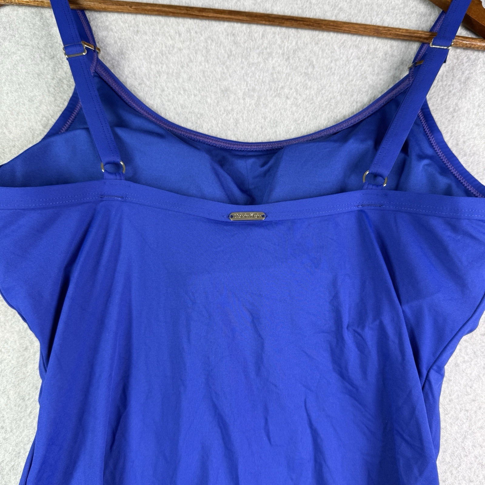 Calvin Klein Swim Suit Women’s 10 Blue One Piece Logo