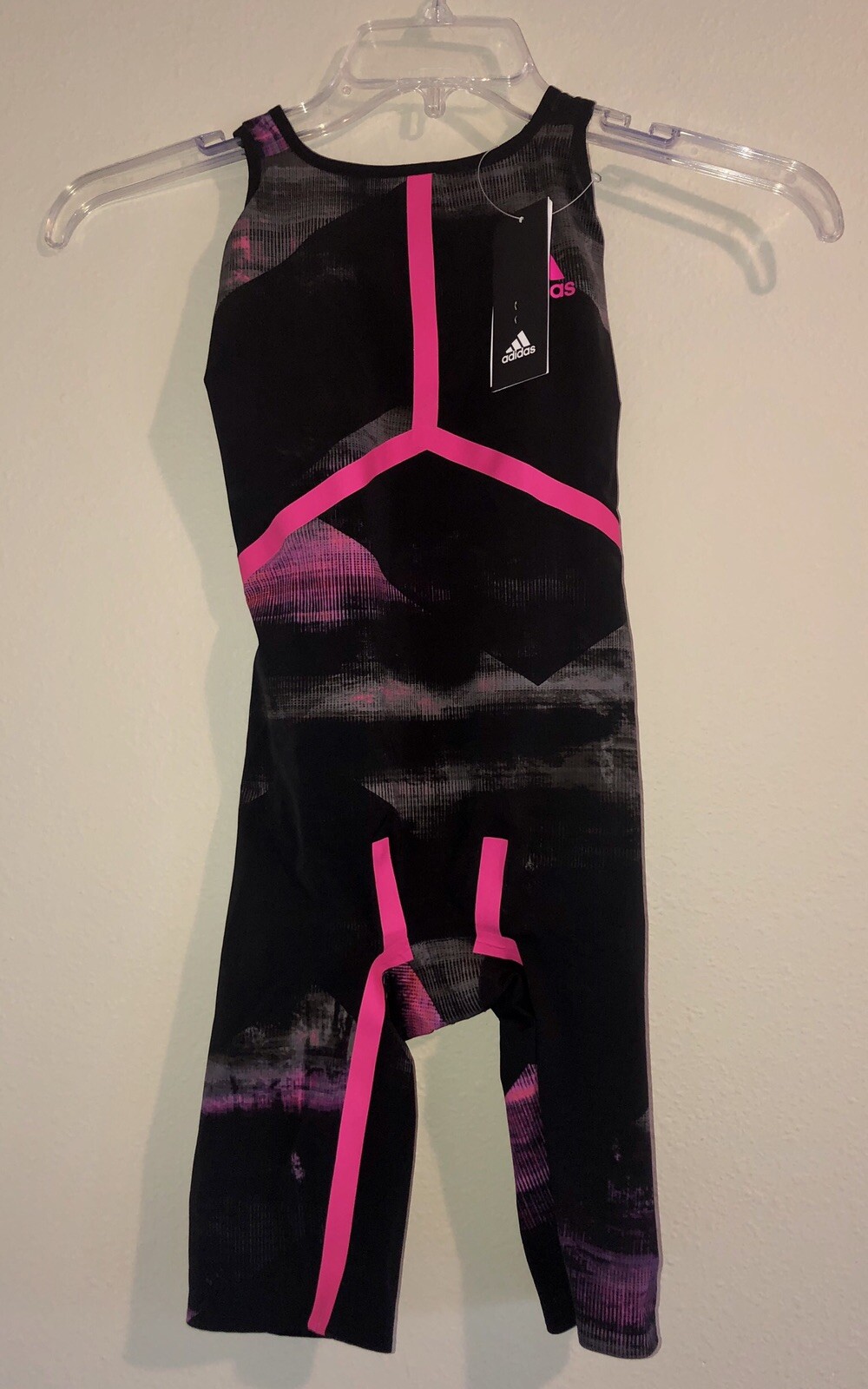 adidas Adizero XVIII Freestyle Open Back Swimsuit – Women’s Swimming Size 20″