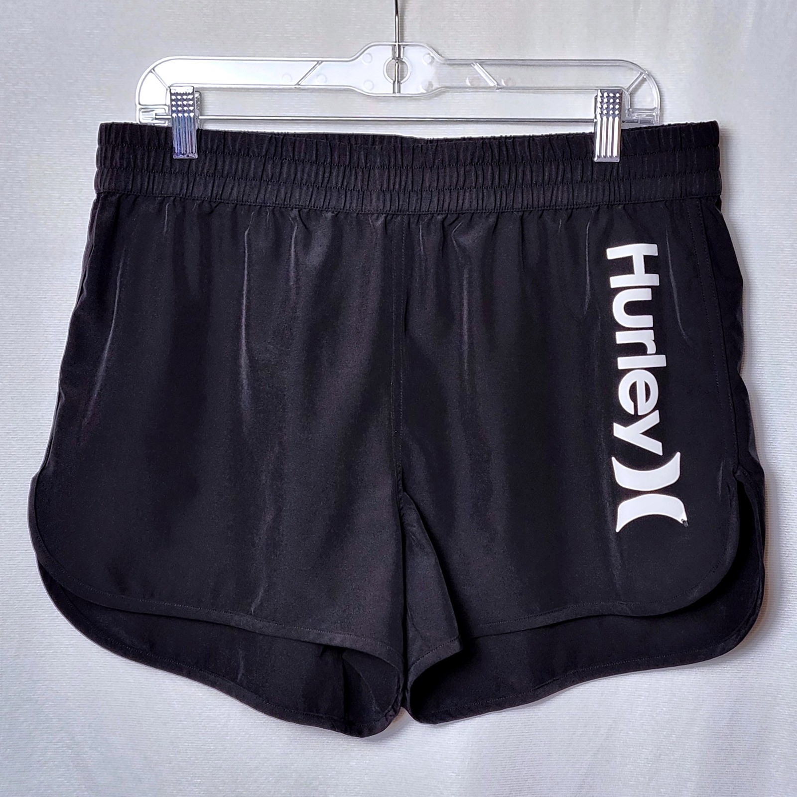 LOT OF 2 HURLEY UNLINED SWIM SHORTS PLUS SIZE 1X BLUE & BLACK