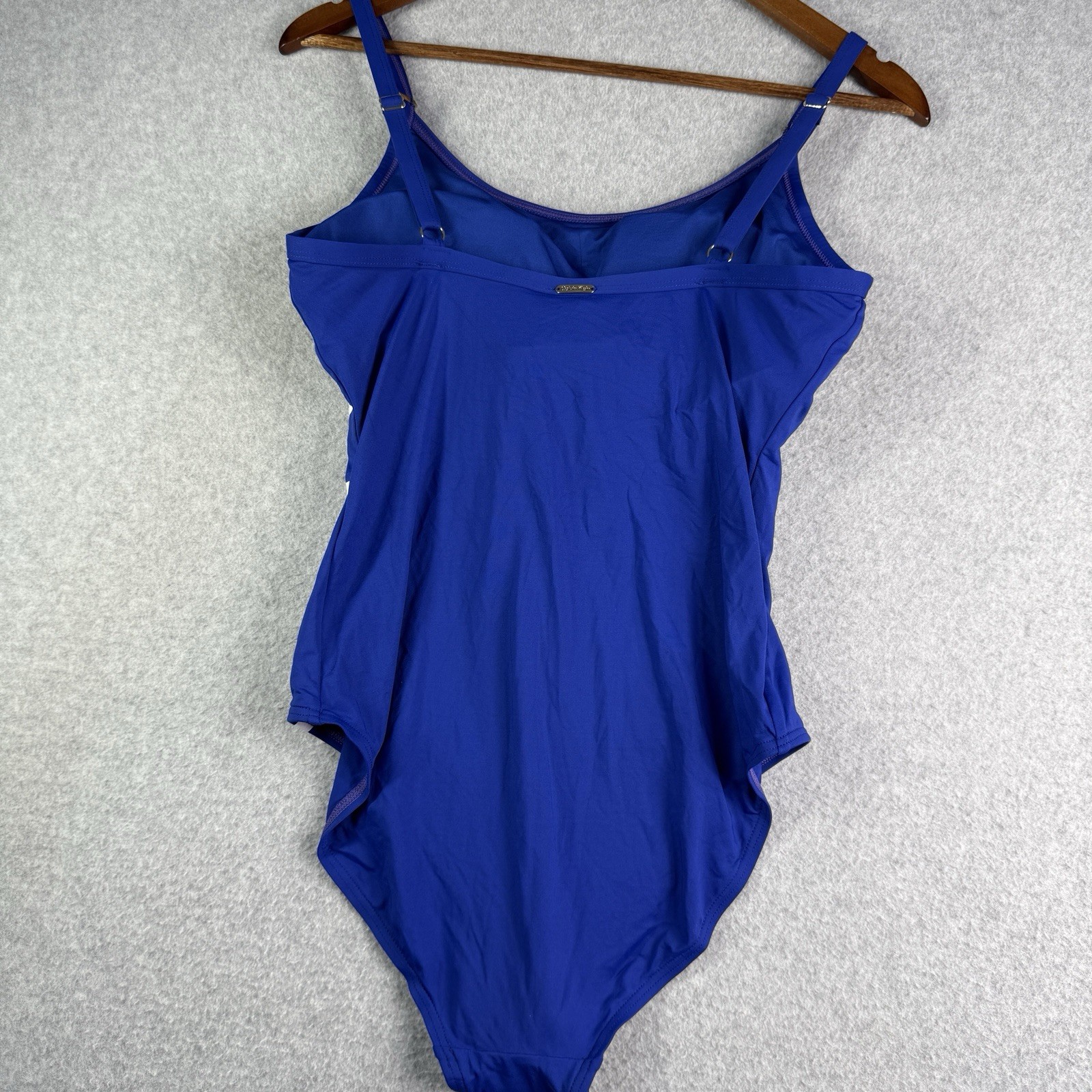 Calvin Klein Swim Suit Women’s 10 Blue One Piece Logo