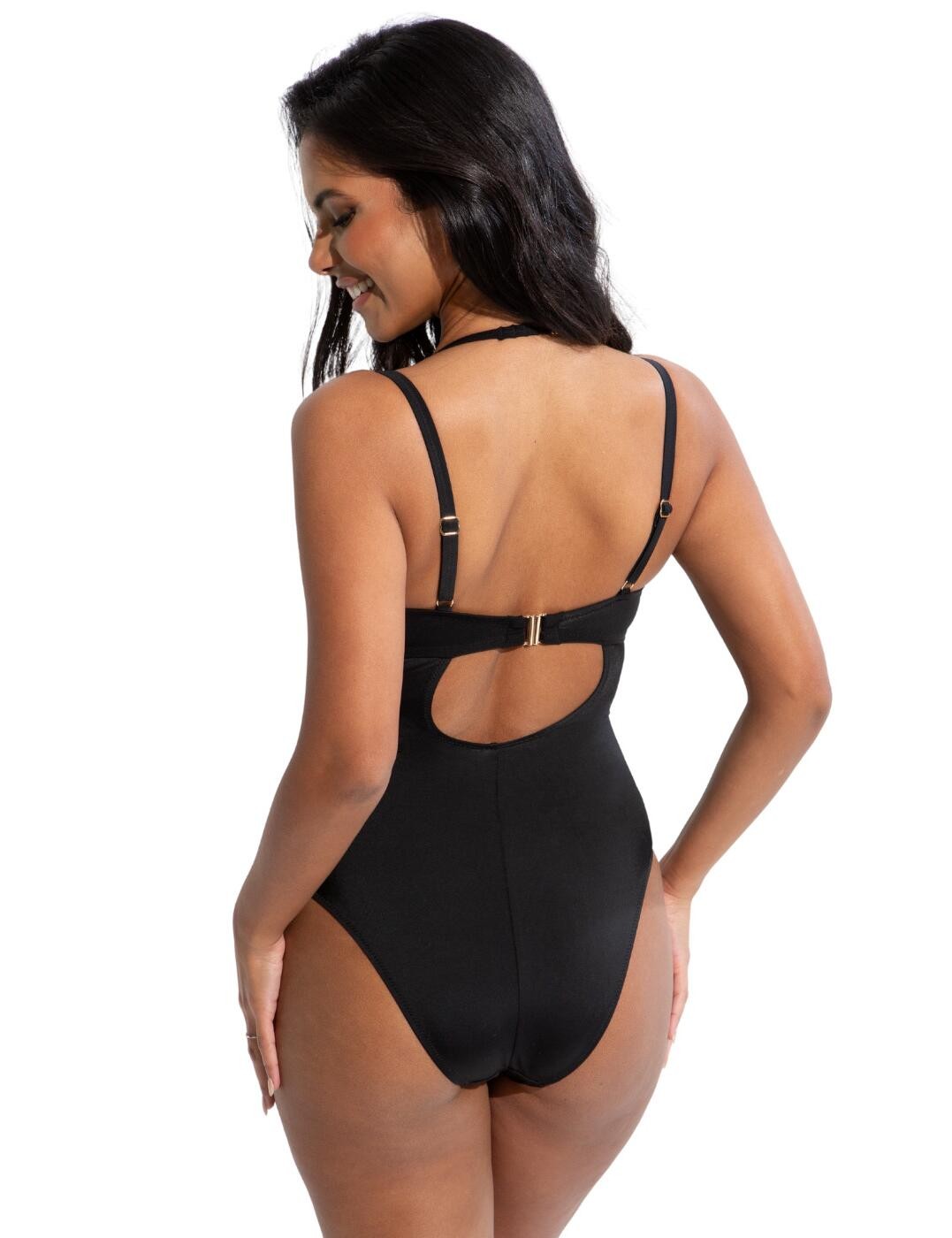Pour Moi Sydney Swimsuit Double Strap Underwired Padded Womens Swimwear 31524