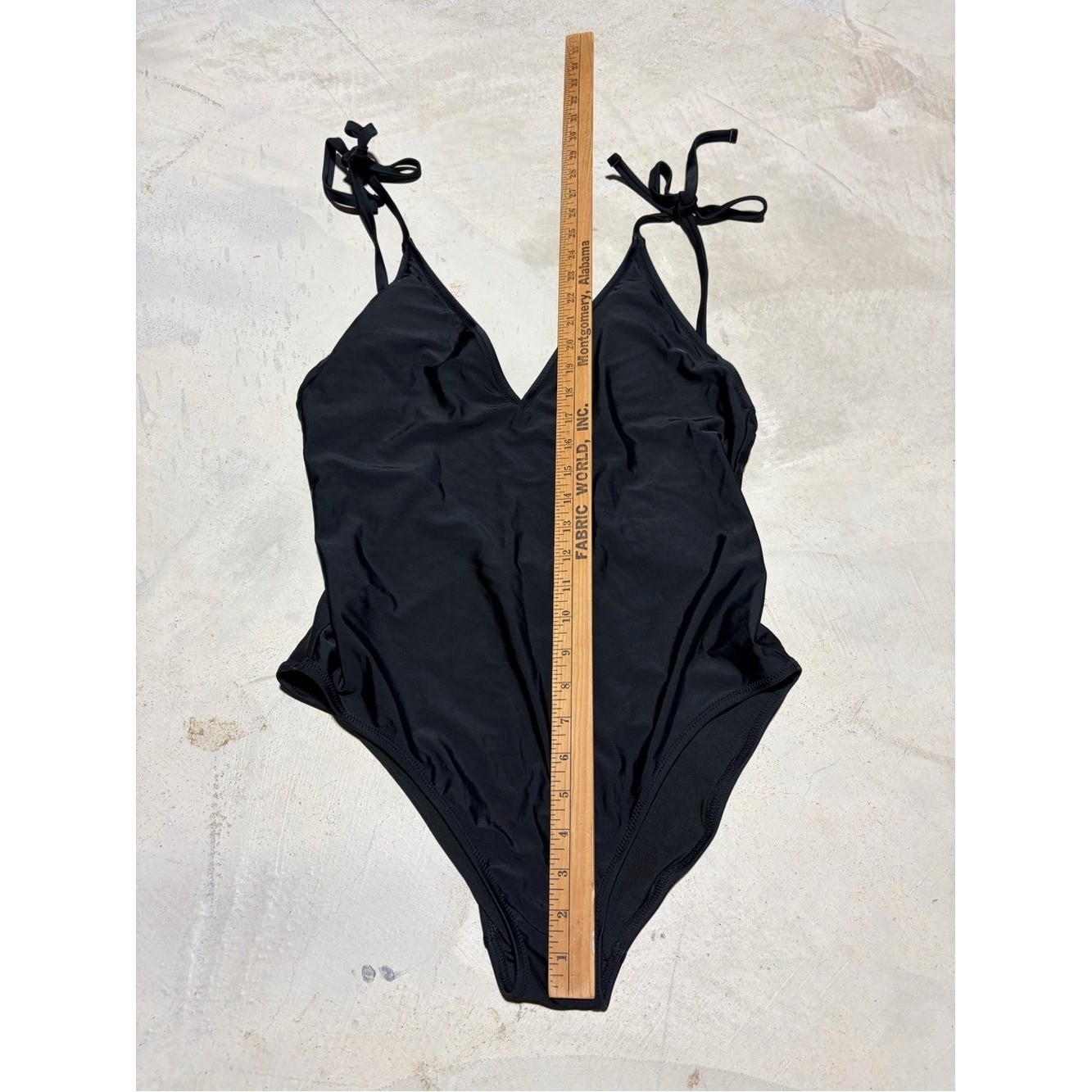 Aerie one piece full coverage black swimsuit large