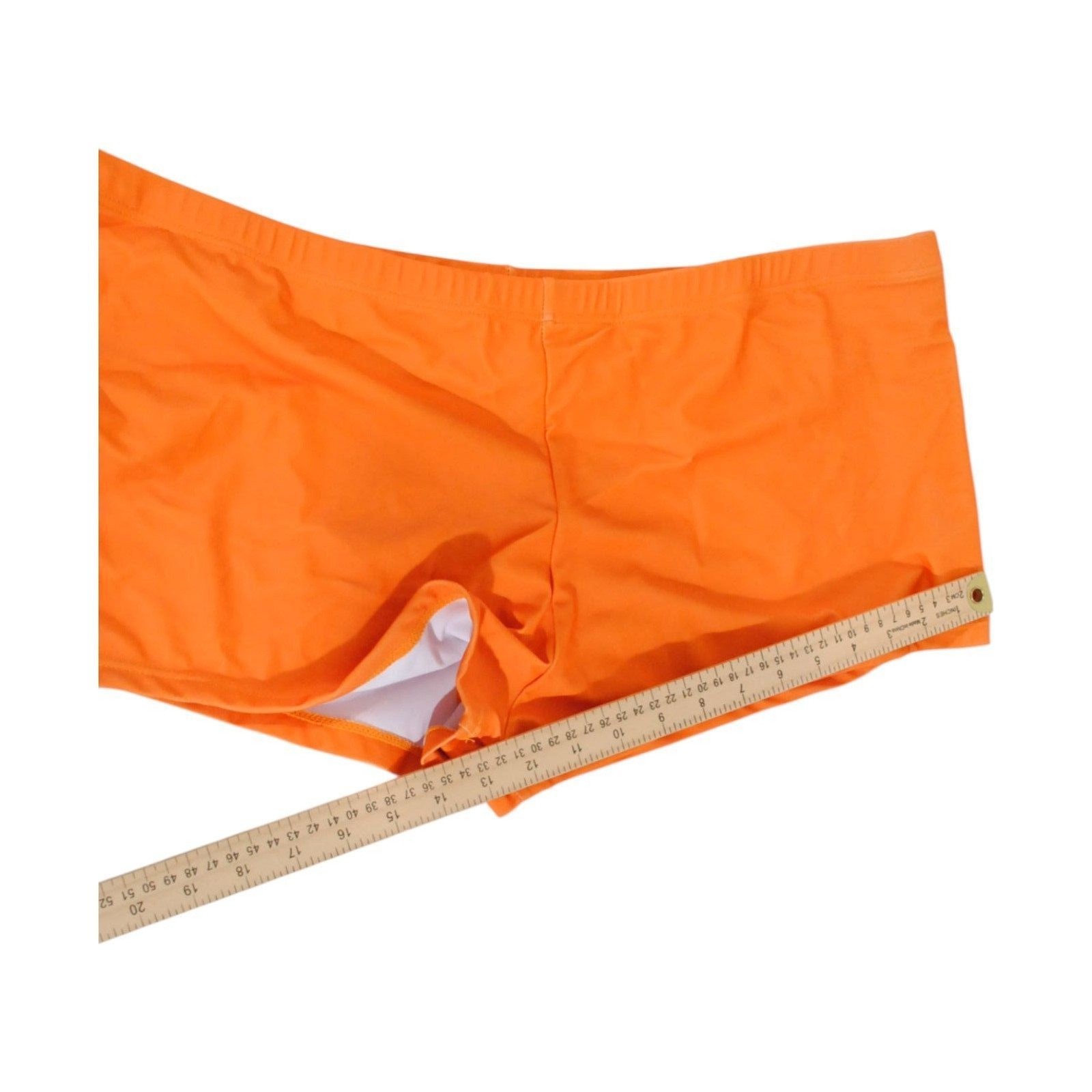 Plus Size 5XL Gradient Orange Yellow Swim dress Shorts Set Bunched Bust Padd