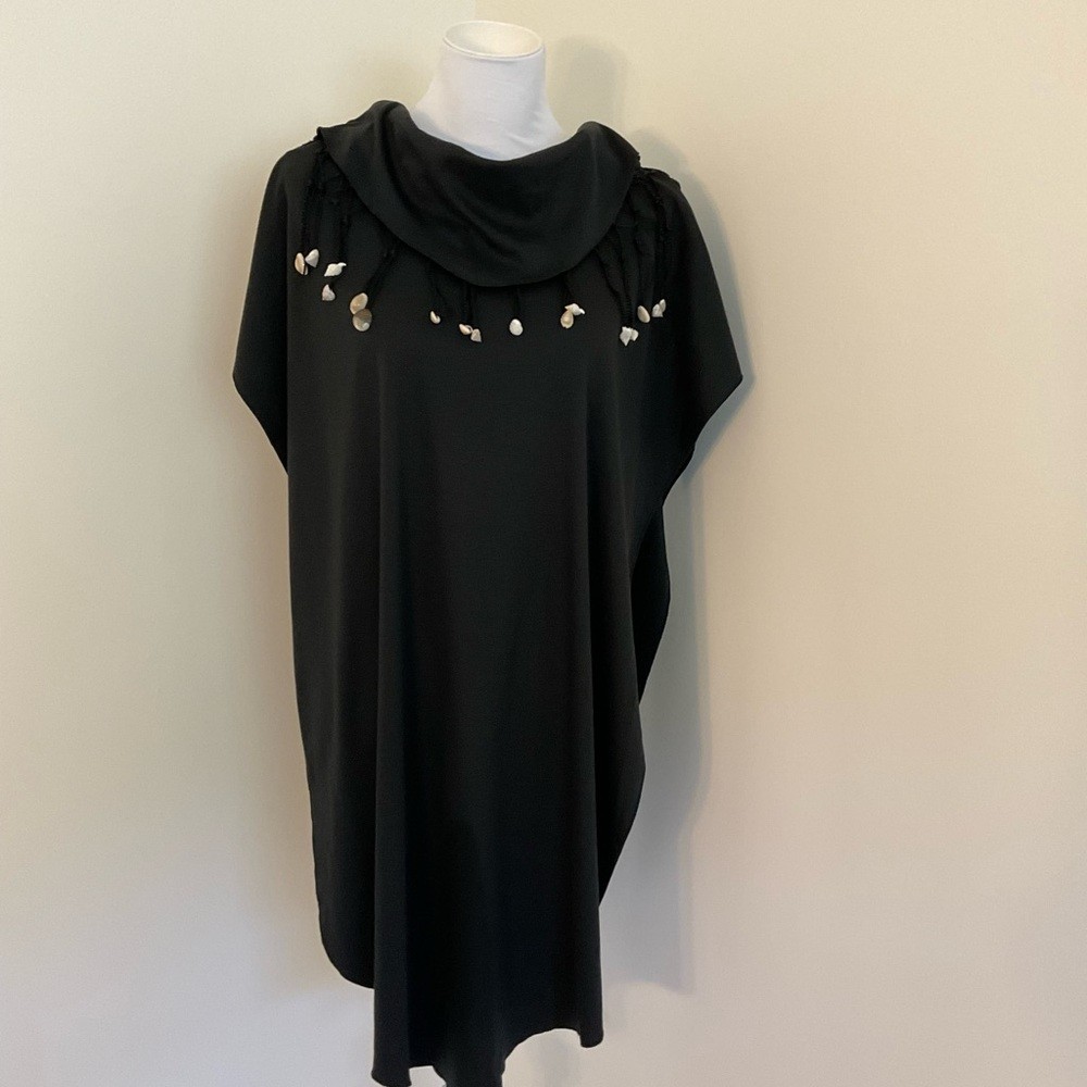 Beach “N” Beyond By Cole Of California Black Swim Coverup