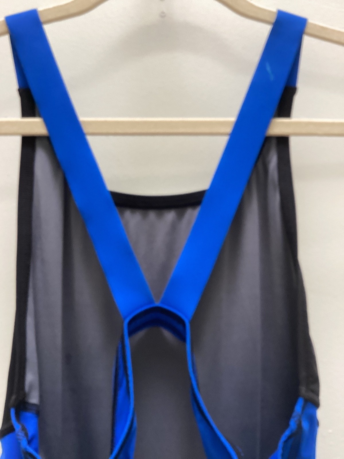 SPEEDO Power Plus Kneeskin, Competitive Racing Swimwear Black & Blue, size 14/40