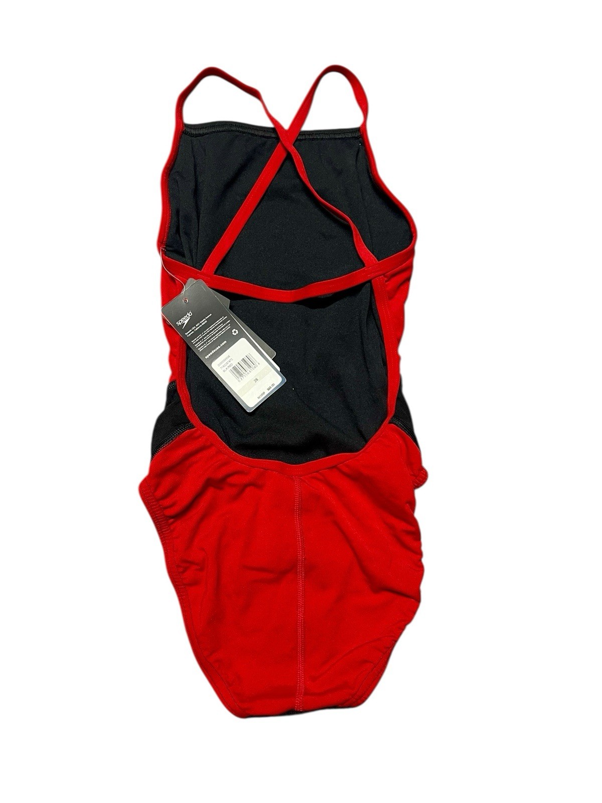 New With Tags Speedo Endurance+ Competition Racing Suit Womens 26 Crossback