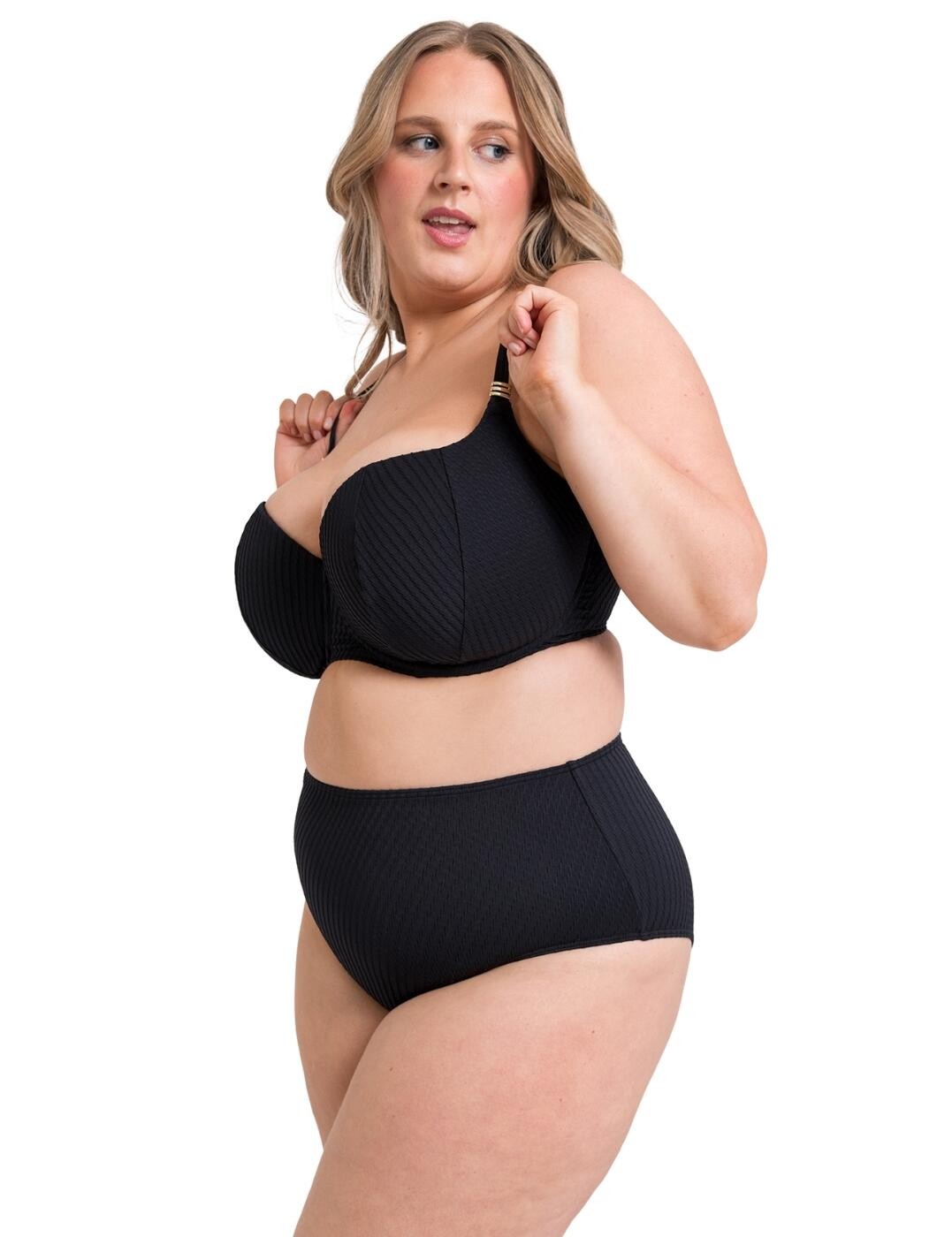 Curvy Kate Jet Set Bikini Top Balcony Padded Supportive Womens Swimwear CS034300