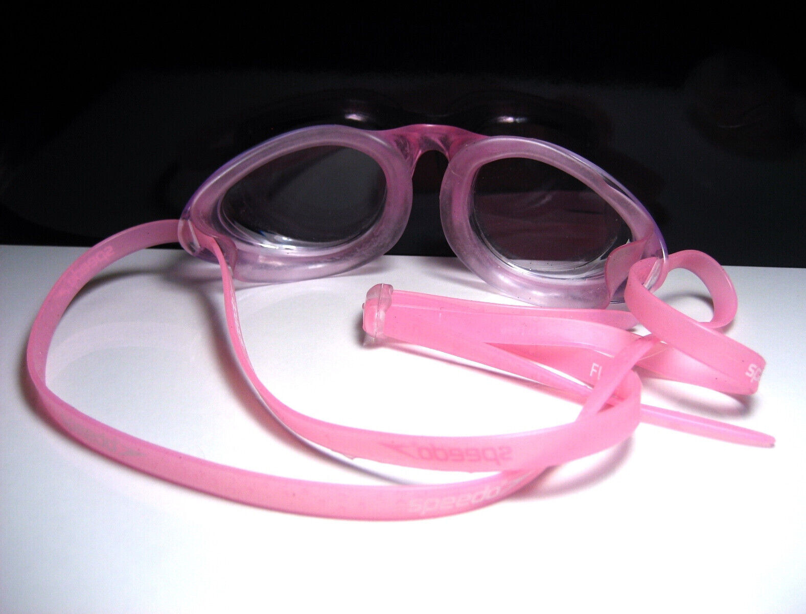 SPEEDO Women’s Pink Goggles Swimming SET Nose Plug Earplugs With Case