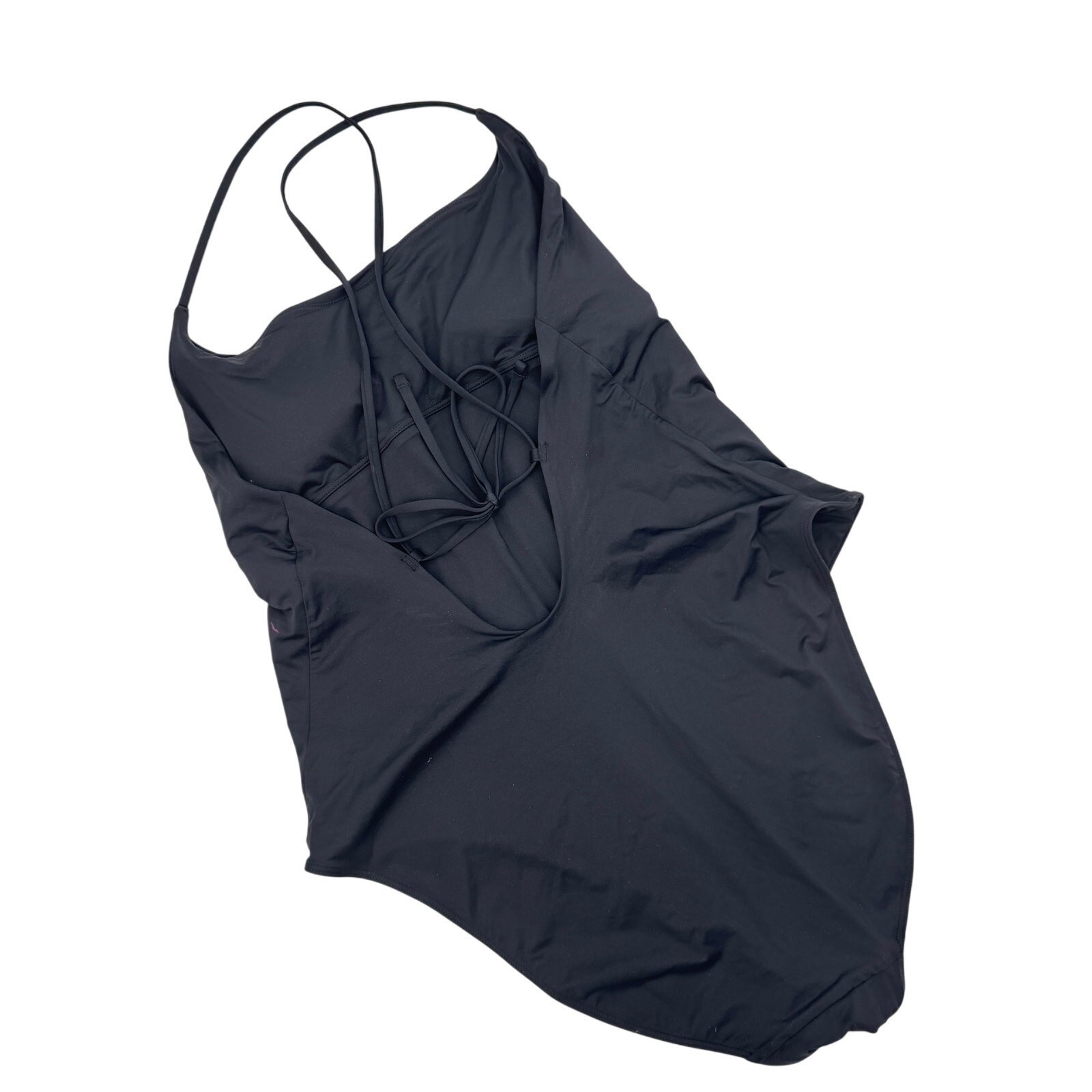 Everlane Swimsuit The String Renew Nylon One Piece Women Size 2XL Black