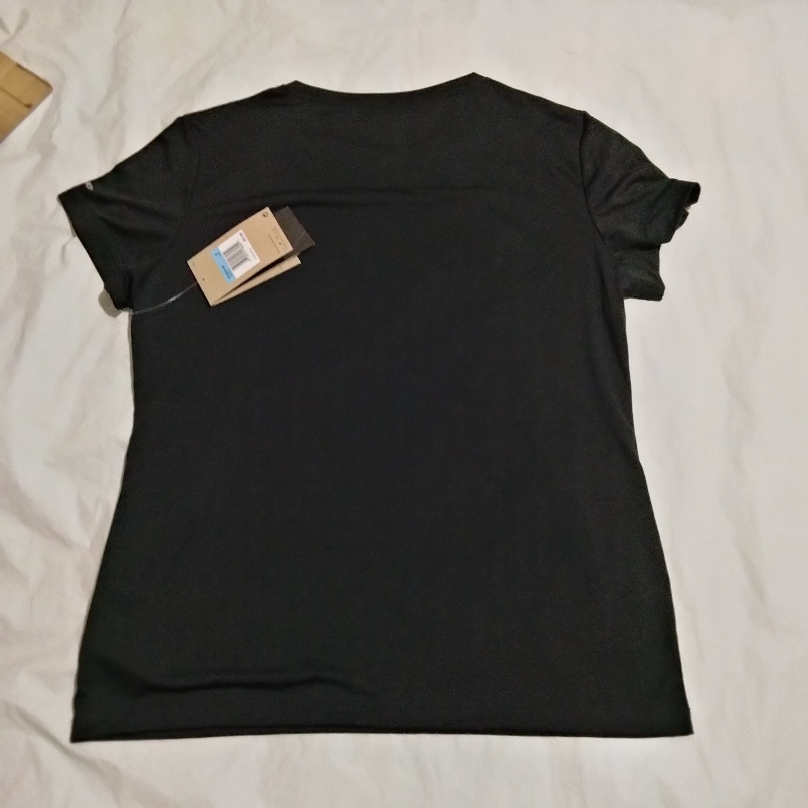 Nike Women’s Essential Hydro Short Sleeve Swim Shirt NESSD350-001 Black Size M