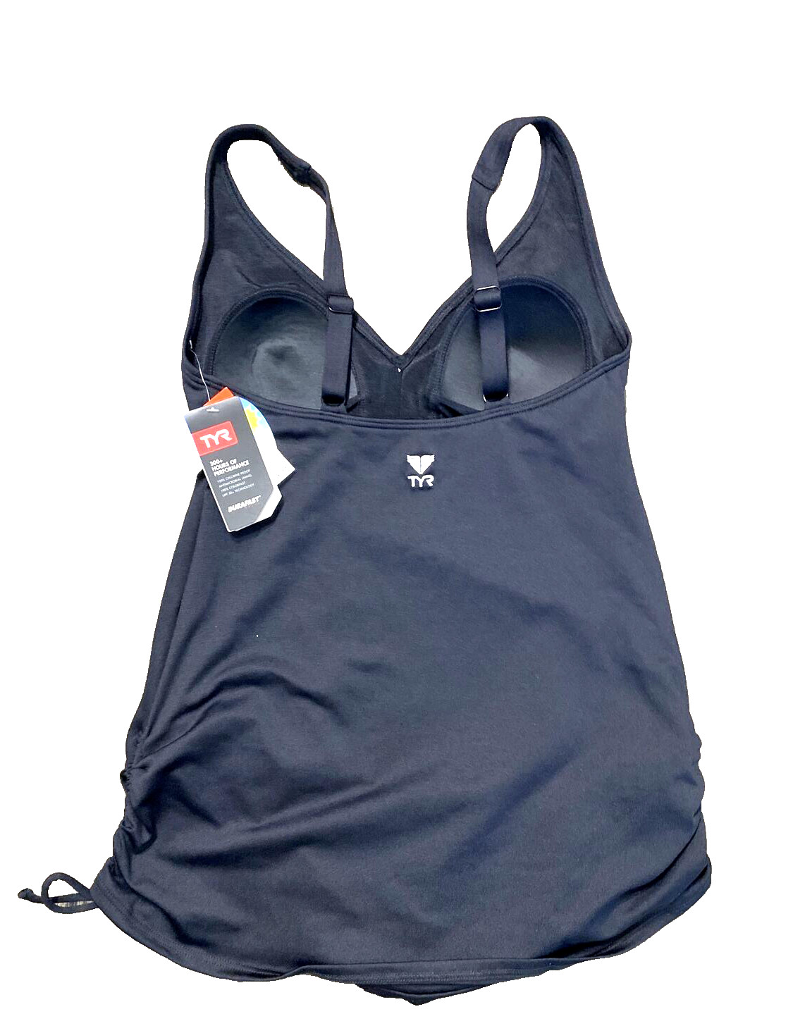 TYR Women’s Size 8 One-Piece V-Neck Swimsuit Sheath Black