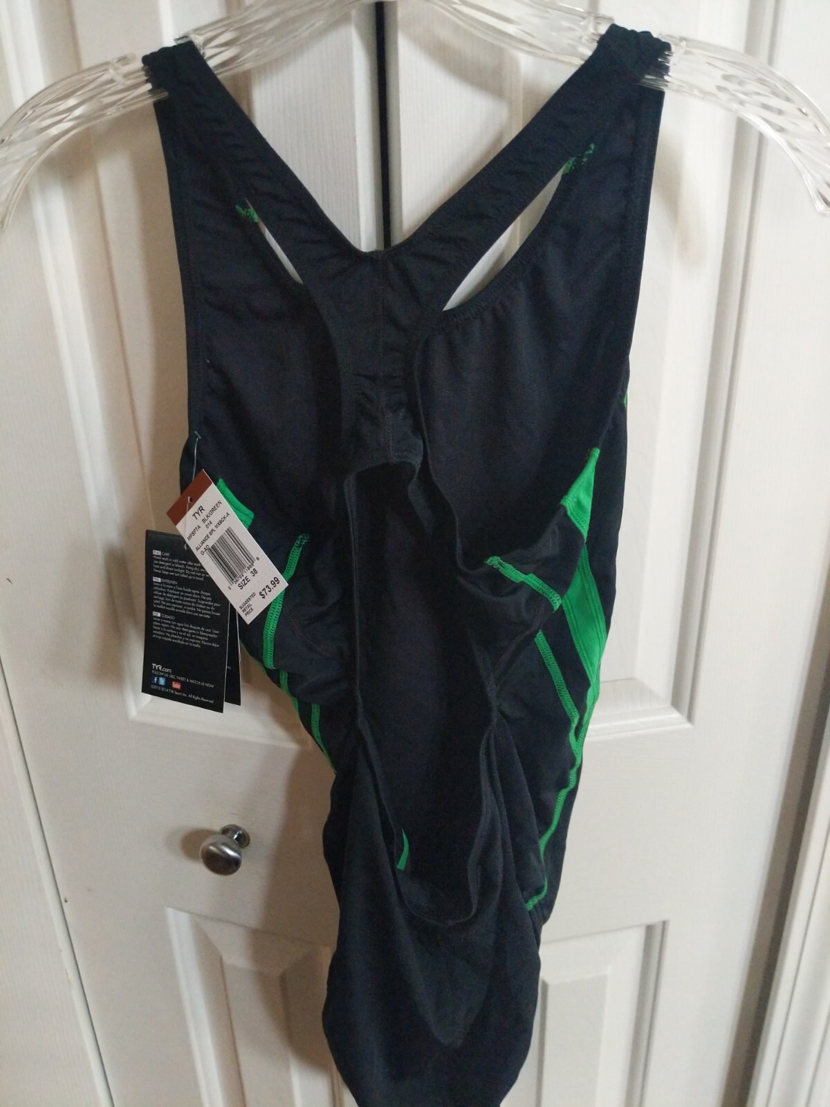 TYR Xtra SwimSuit Alliance Women Sz 38 Life Lycra Diamondback Splice 2023