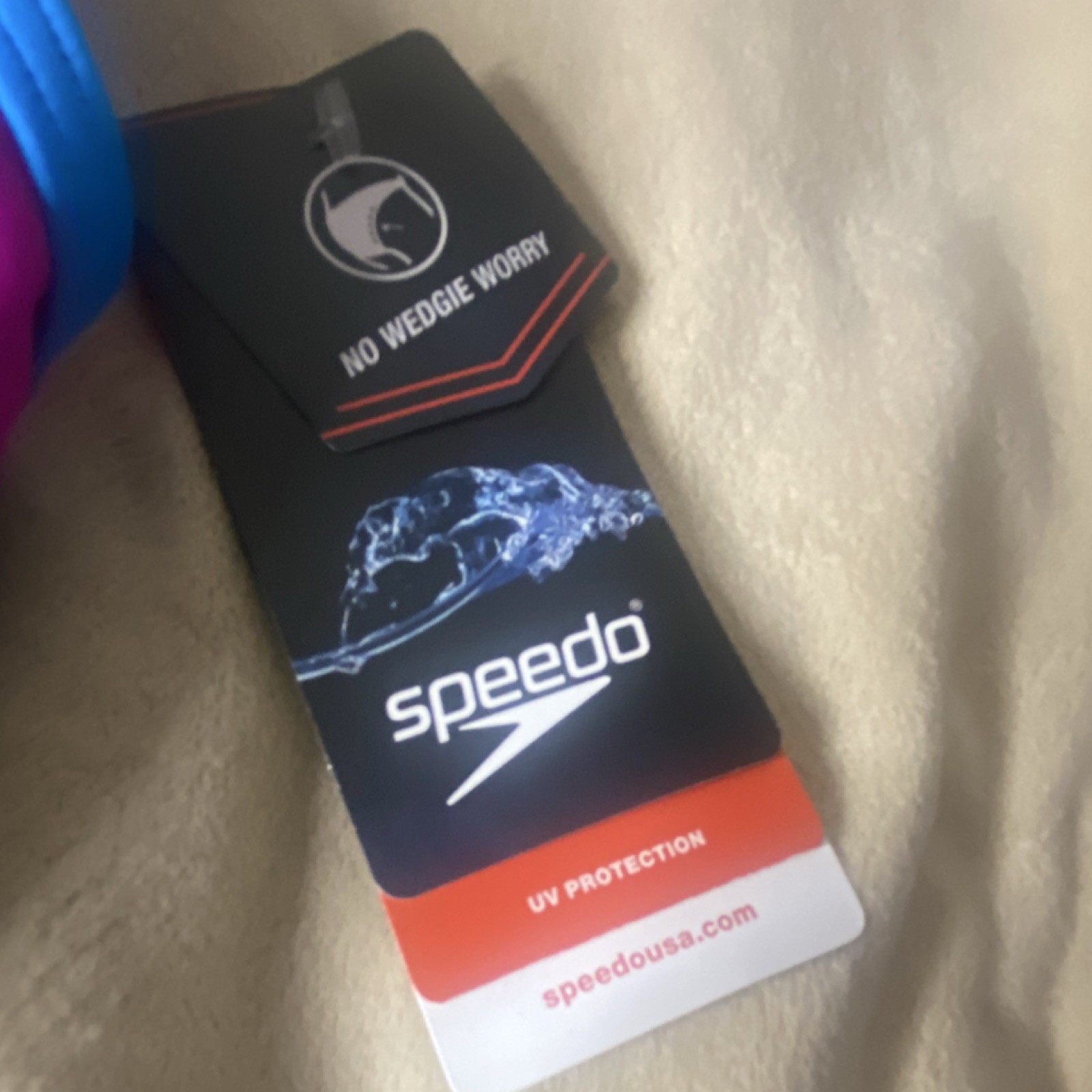 Speedo Cross Back One Piece Competitive Swimwear Navy Pink Blue Size 12