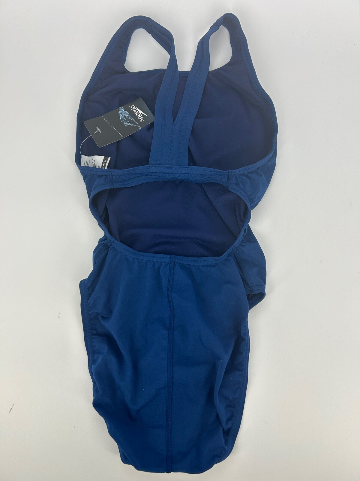 Speedo Women’s Size 6 / 32 Navy Blue Solid Endurance Super Pro Swimsuit Swim