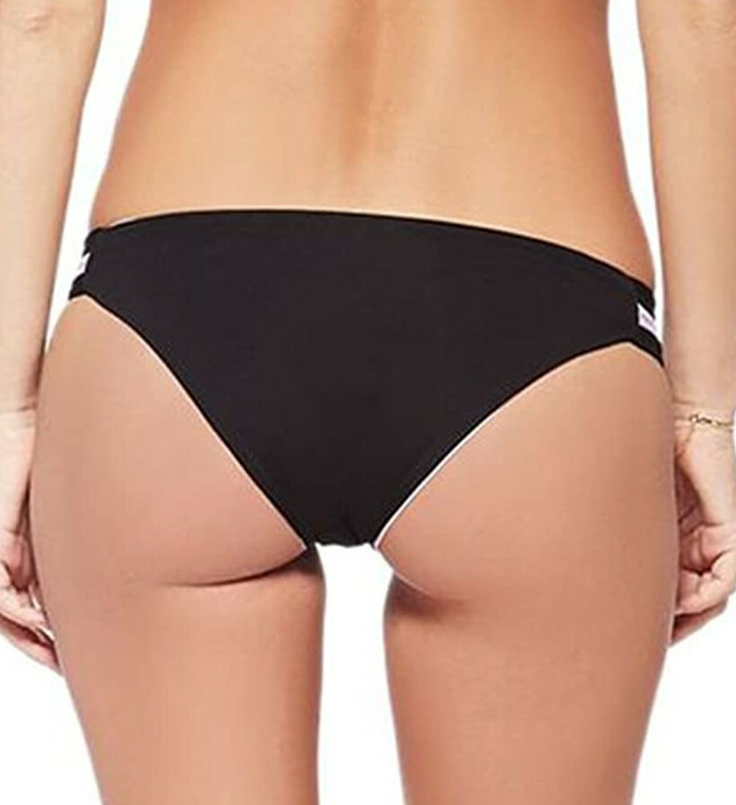 NWT – L’SPACE Women’s TWO TIMER TSOAC16 Black/Pink REVERSIBLE BIKINI BOTTOM – L