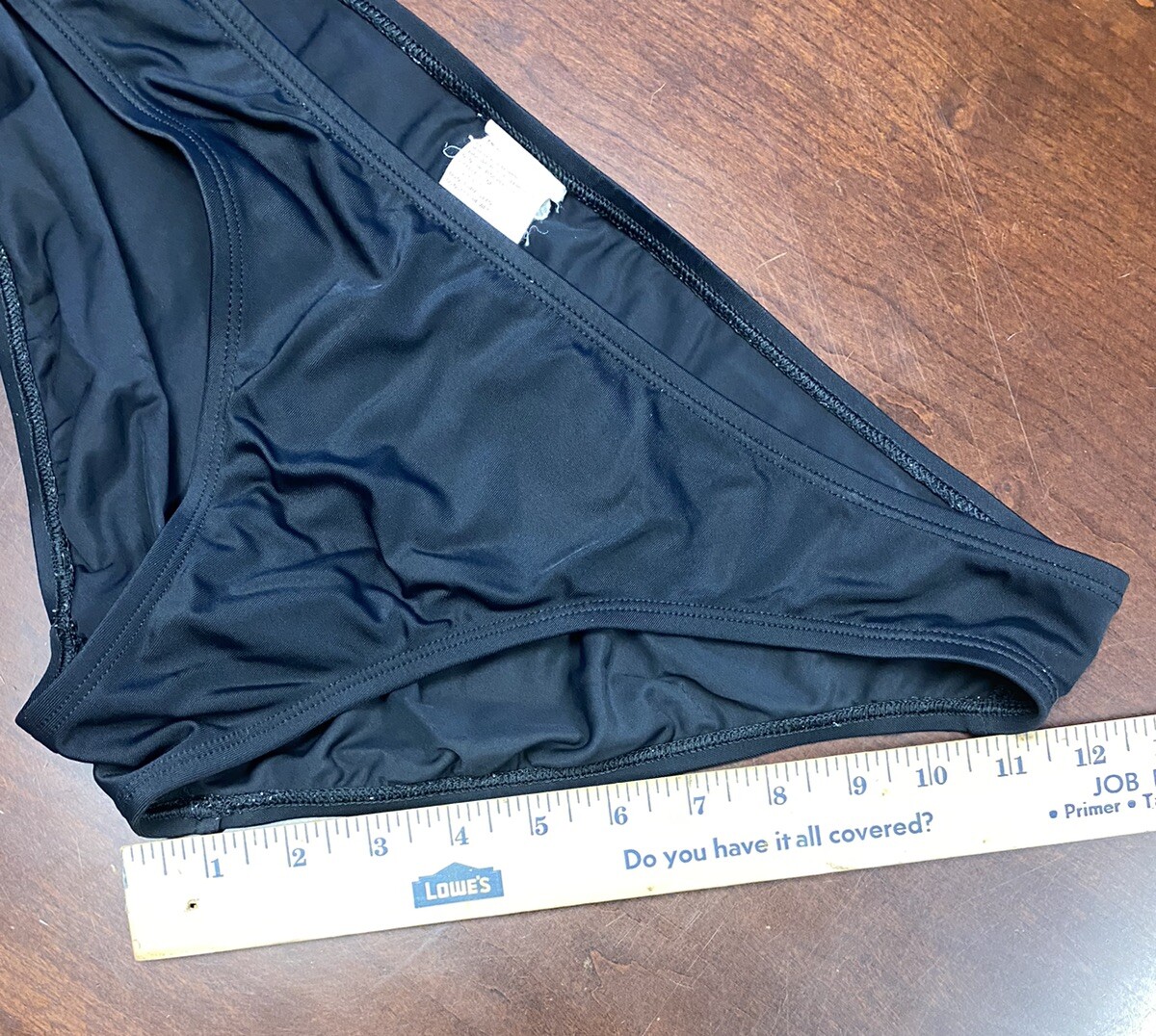 NIKE Women’s XL Black Essential Athletic Swim Bottom Activewear Gym