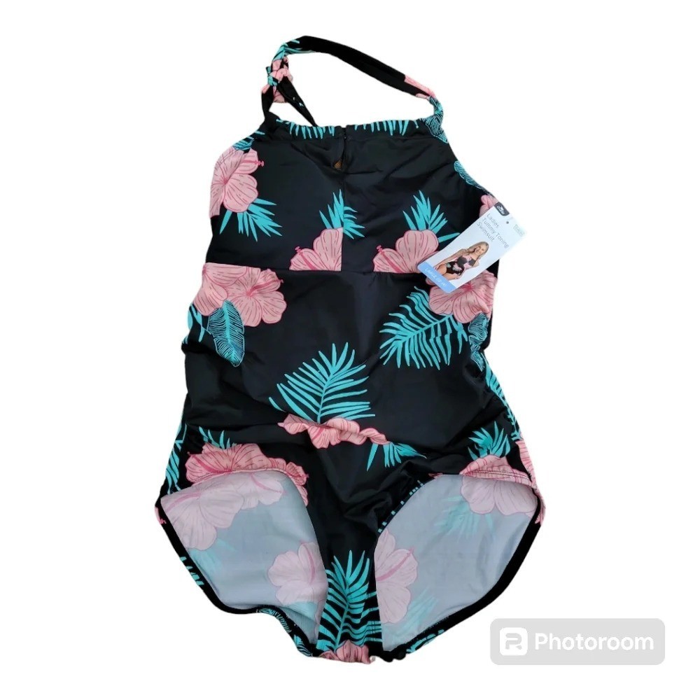 Crane tummy control one piece swimsuit suit