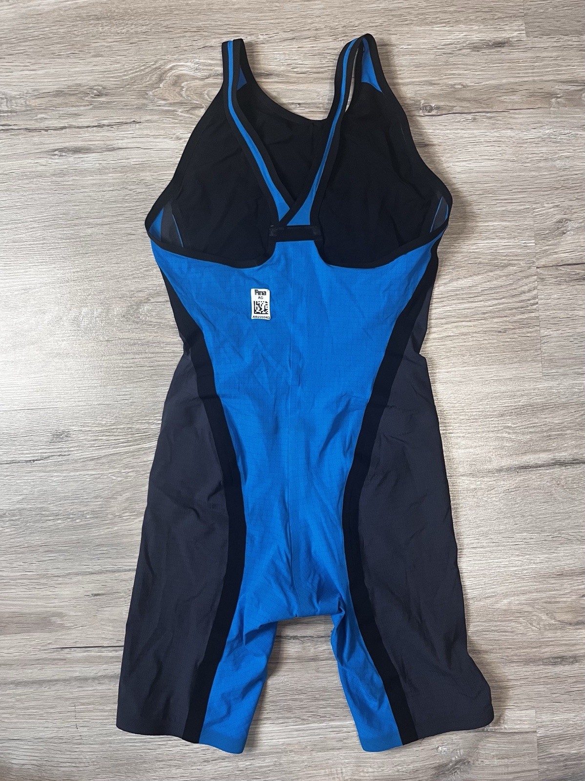 Womens ARENA Powerskin Carbon Open Back Swimsuit Size 32