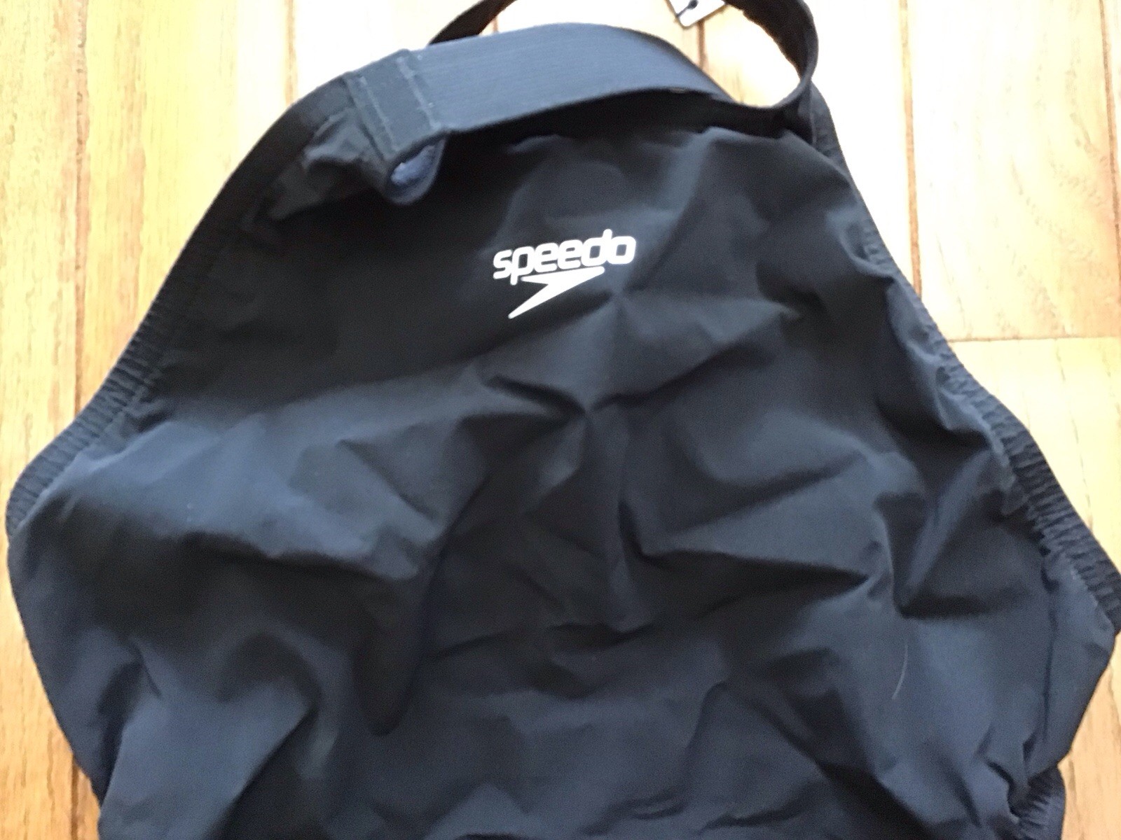 New Speedo Size 24 LZR Racer Pro 2.0 Open Back Kneeskin Swimsuit Black (C27-18)