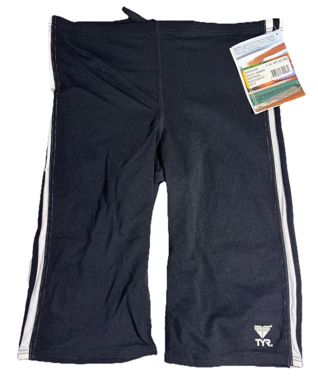 TYR Women’s XS Black Jammer Swim Shorts Athletic Training Competition NWT