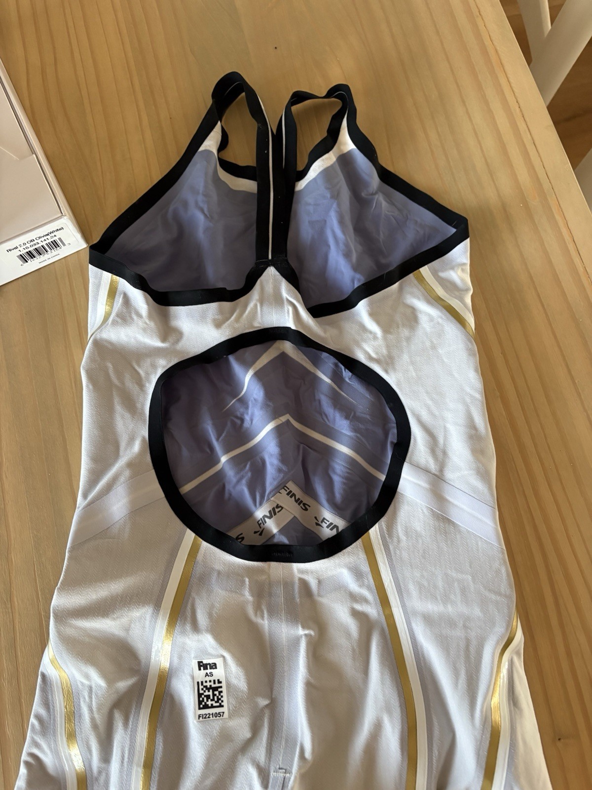 FINIS Rival 2.0 Women’s Competitive Tech Suit Swimsuit White Size F