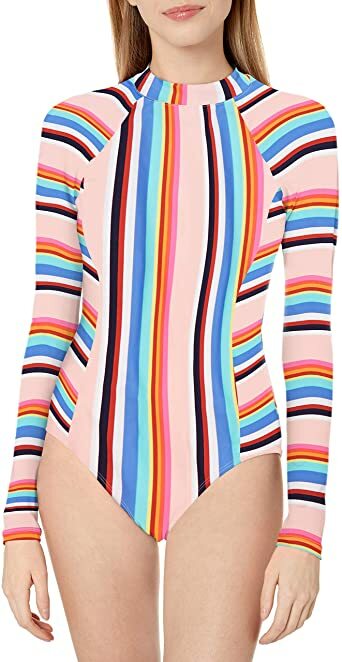 Hobie Women’s Standard Surf Suit One Piece Swimsuit, Multicolor, XXL