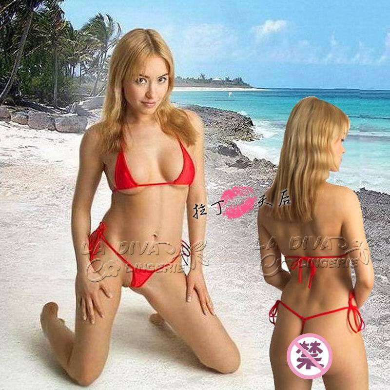 Women’s Erotic Micro Cotton Bikini Set Girl Tiny Brazilian G-String Thongs 007