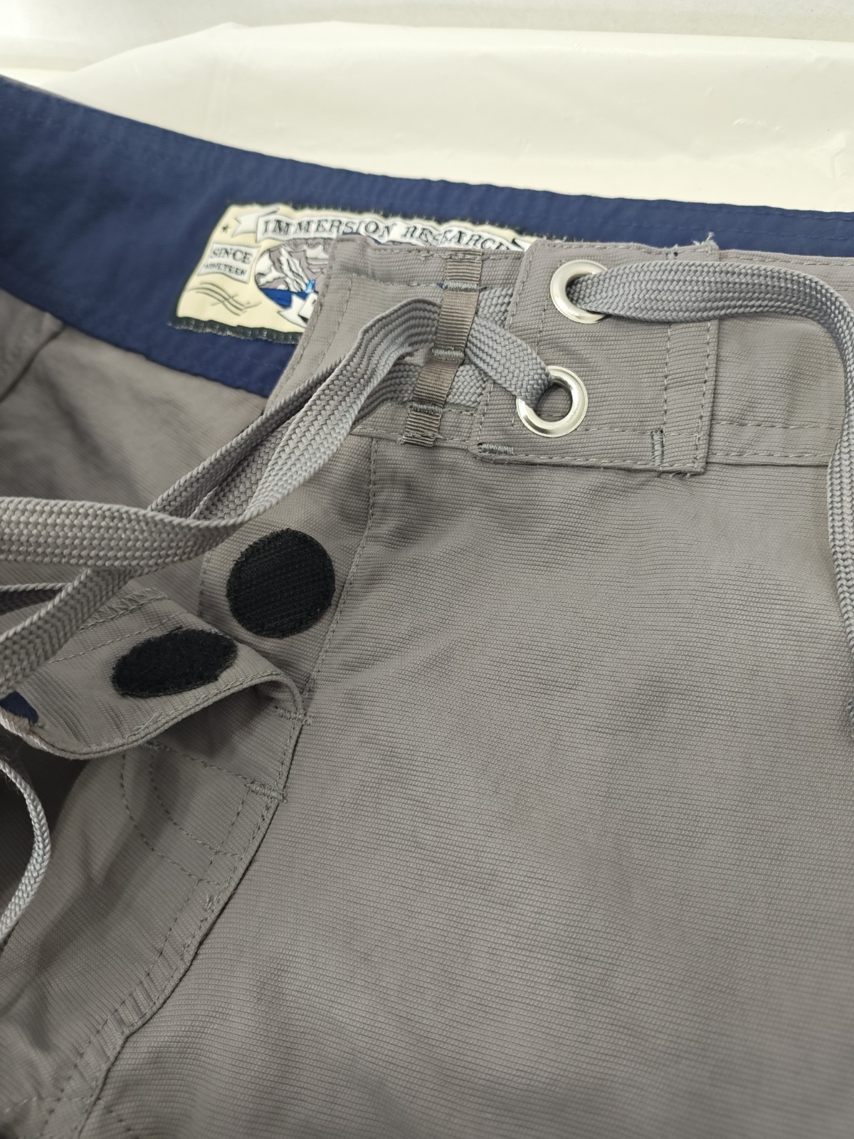 NWT Immersion Research Womens Guide Shorts Size 8 Gray Kayak Raft Board Shorts