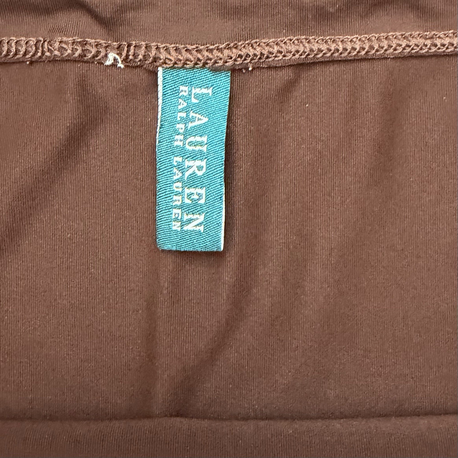 Lauren Ralph Lauren Women’s Brown Drawstring 30W Swim Skirt