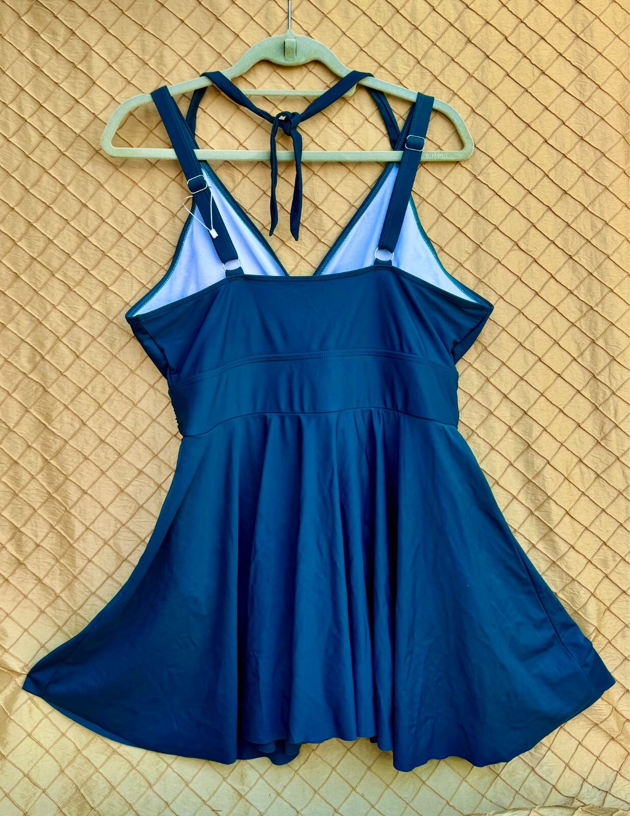 Bloomchic Size 14-16 Women’s Teal One Piece Skirted Swimsuit