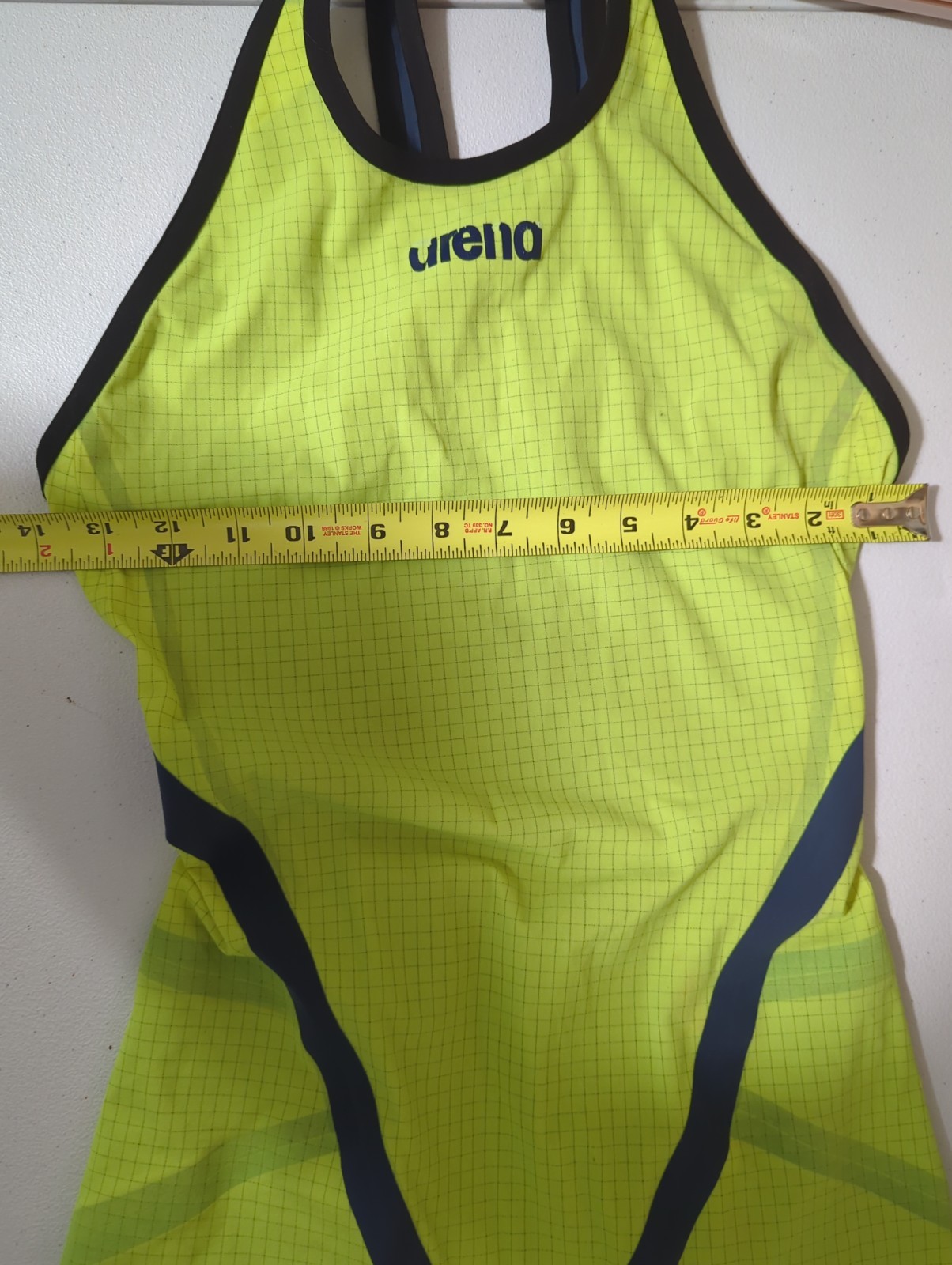Arena Powerskin Carbon Flex Open Back Kneeskin Fluo Green Size 32