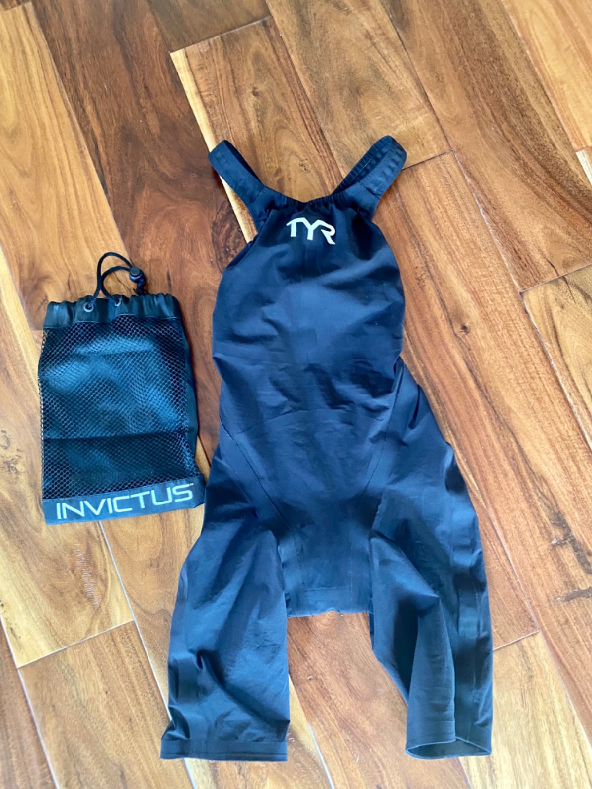 Tyr invictus tech suit size 20 open back black NWOT