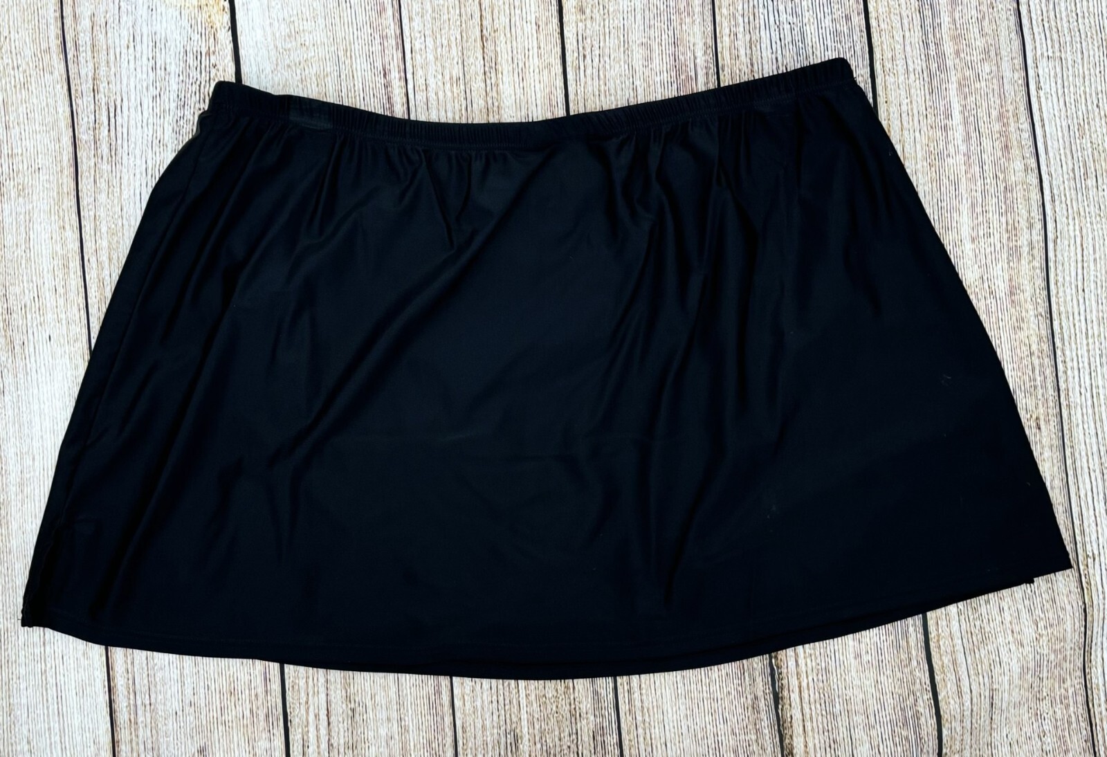 Croft & Barrow Swim Skirt Size 22W High Rise Skirtini Swim Bottom Woman’s Black