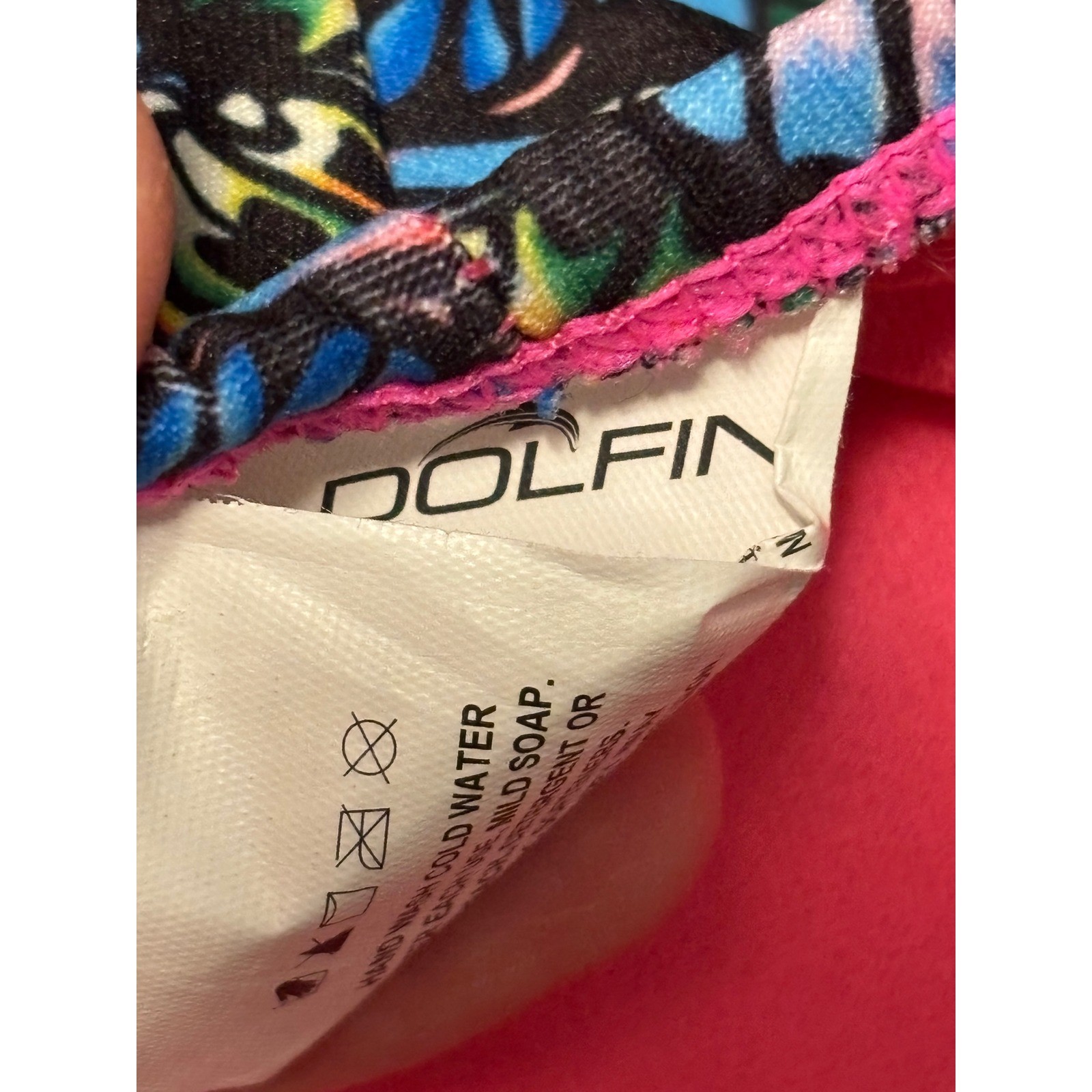 Dolfin Uglies Butterfly Print One Piece Swimsuit Multicolor Training Size 40