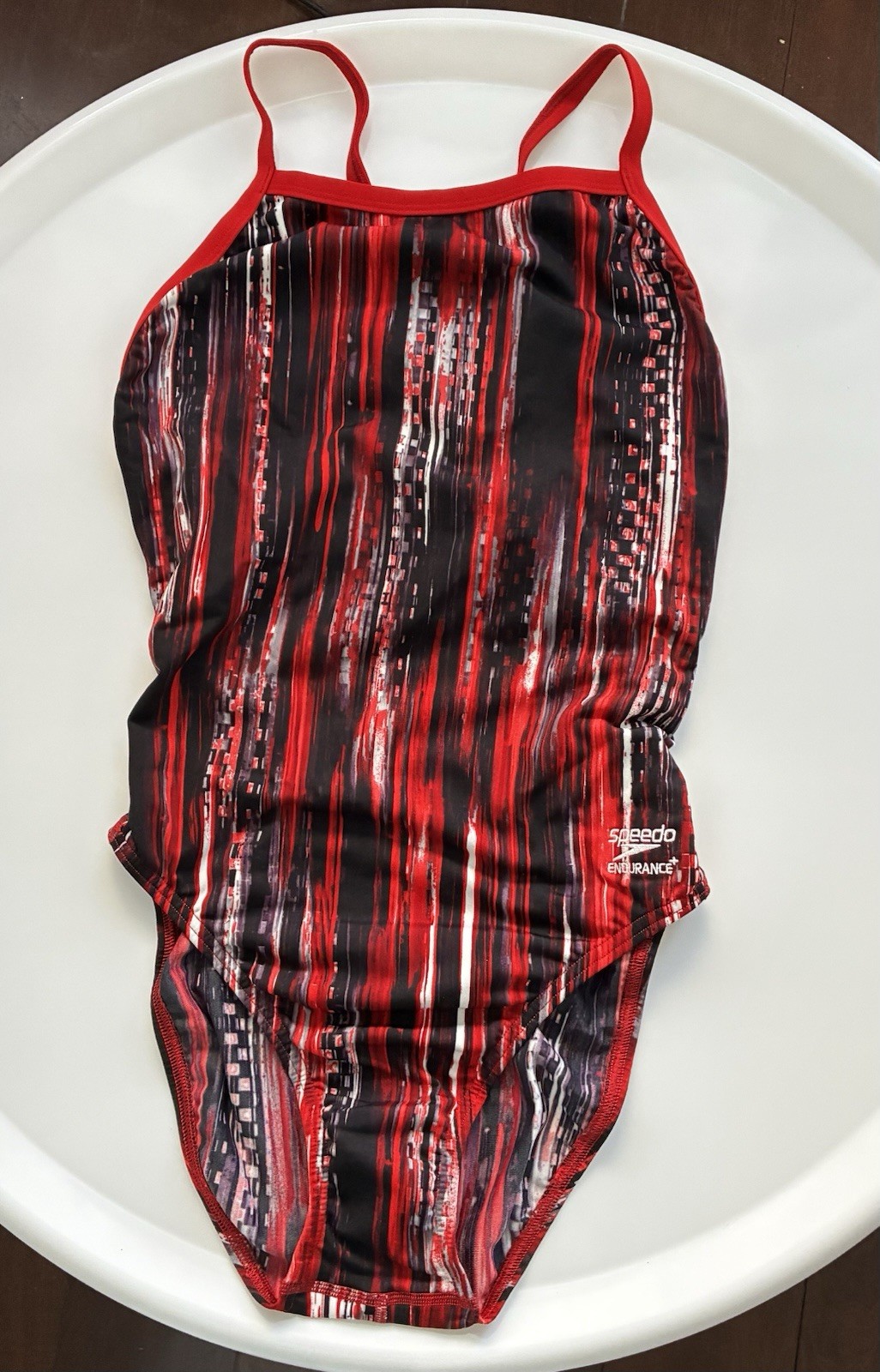 Speedo One-Piece Swimsuit Endurance+ Conquers All Flyback 10/36 NWT $84