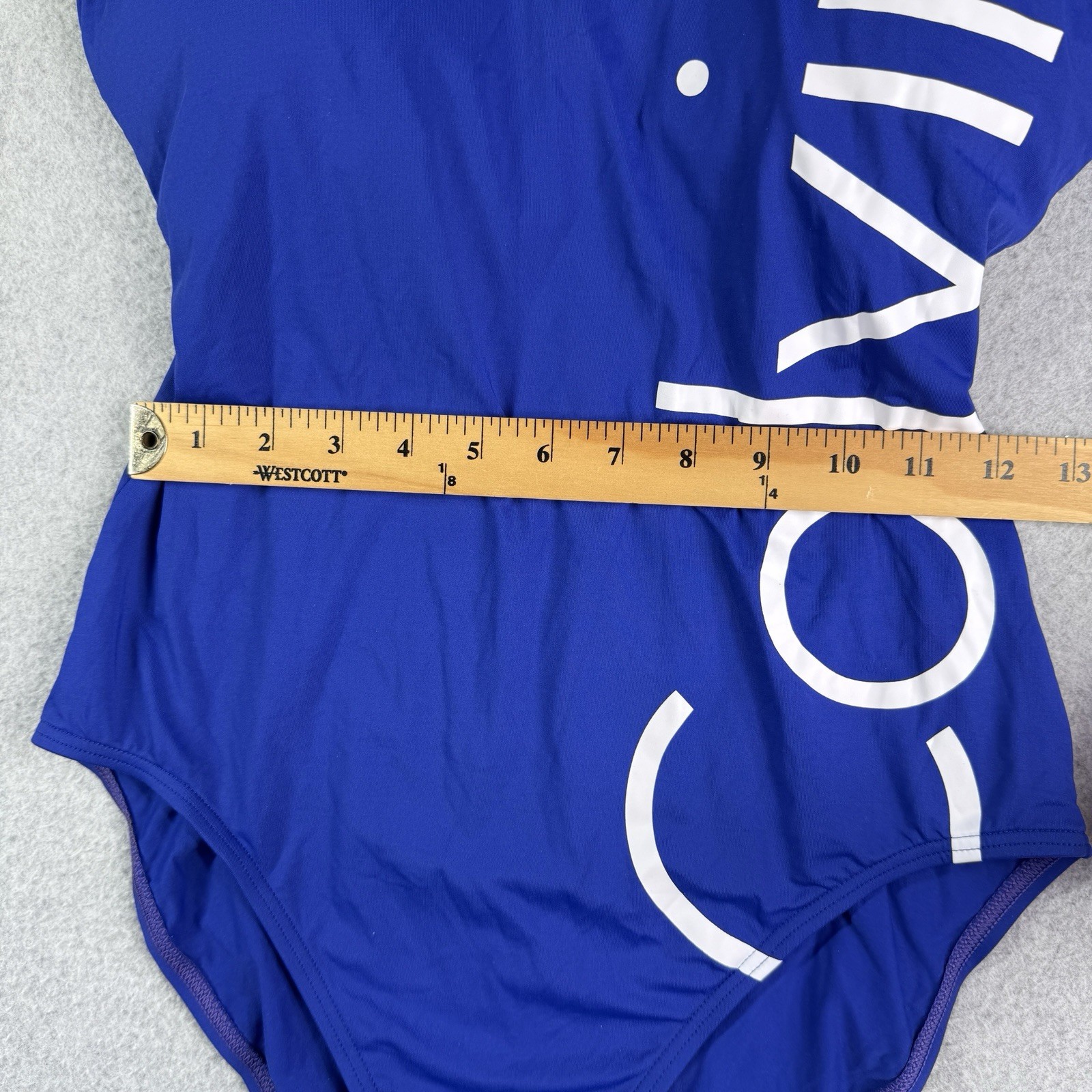 Calvin Klein Swim Suit Women’s 10 Blue One Piece Logo