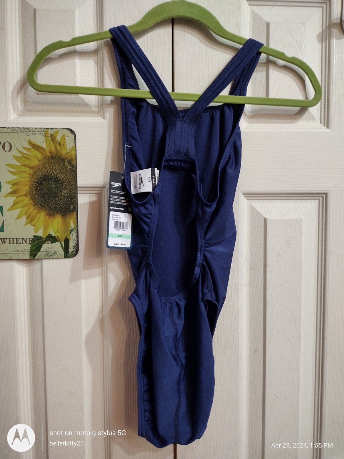 Speedo Women’s Pro LT Super Pro Swimsuit, Nautical Navy Size 8 /34 Competition