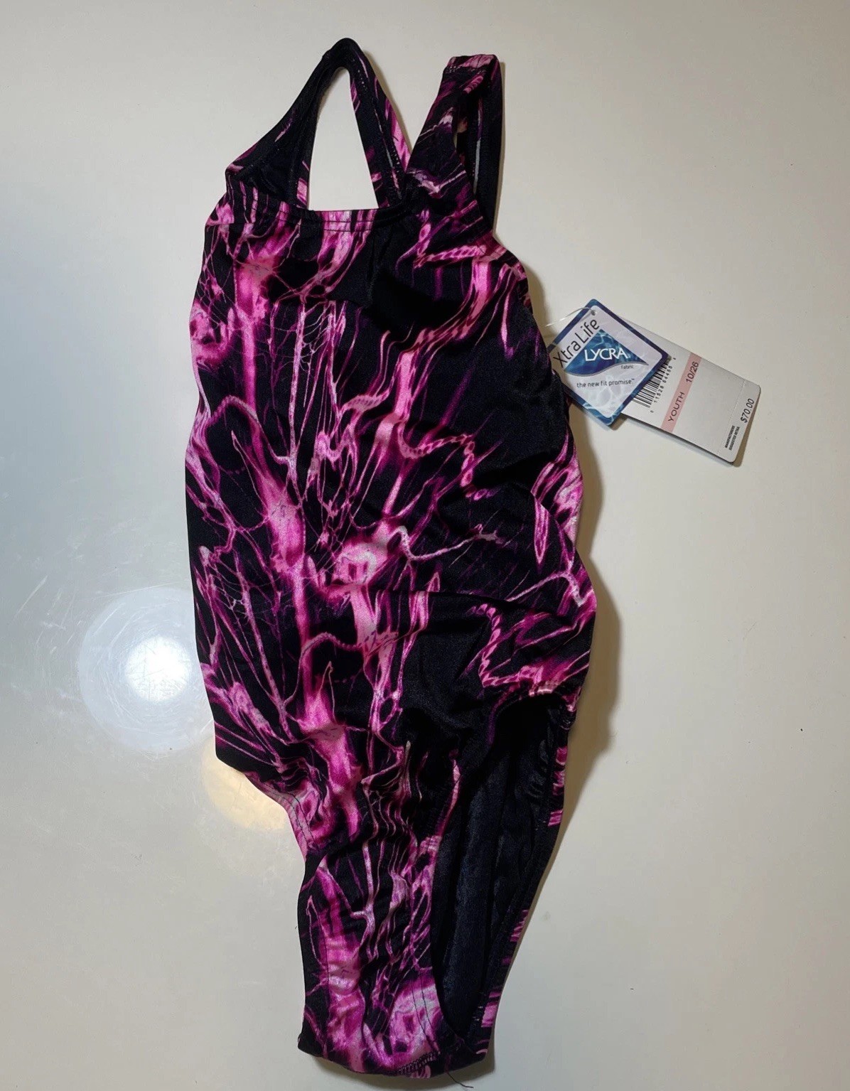 FL Electric SHK SPR Pink Size Youth 10/26 Speedo Women’s Swim Suit